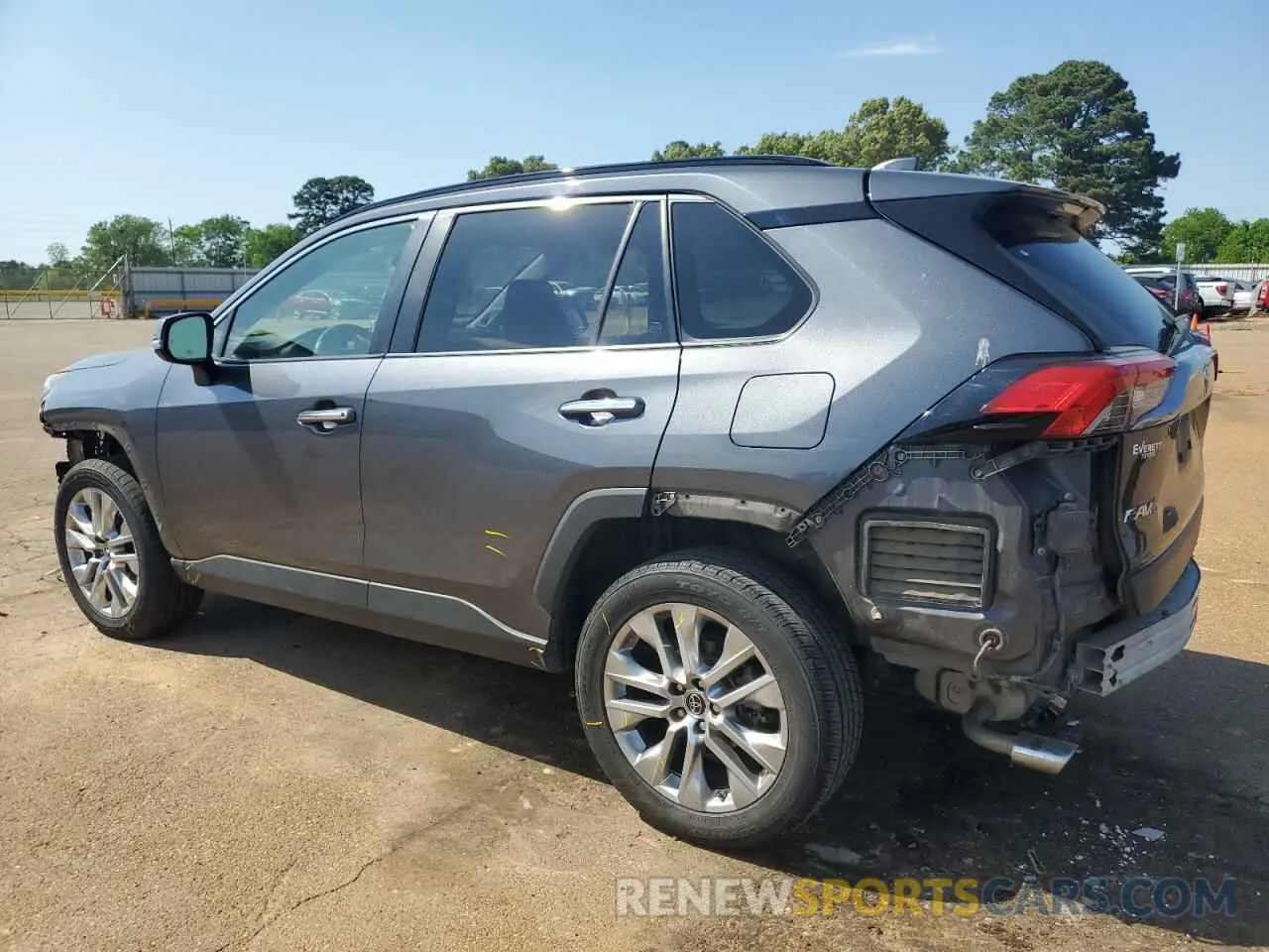 2 Photograph of a damaged car JTMY1RFVXKD028357 TOYOTA RAV4 2019