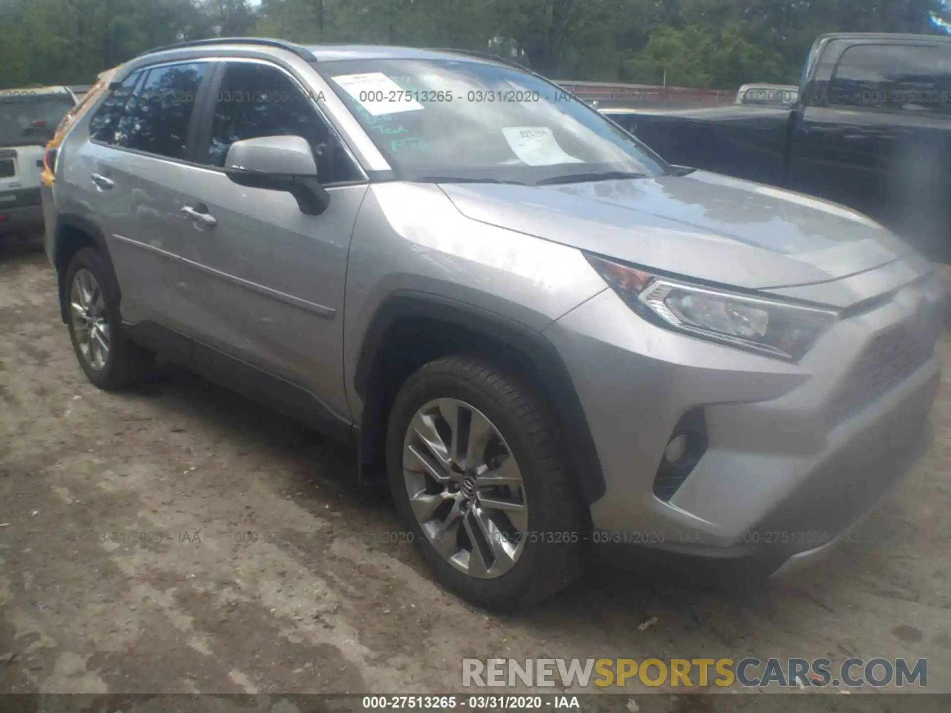 1 Photograph of a damaged car JTMY1RFVXKJ001273 TOYOTA RAV4 2019