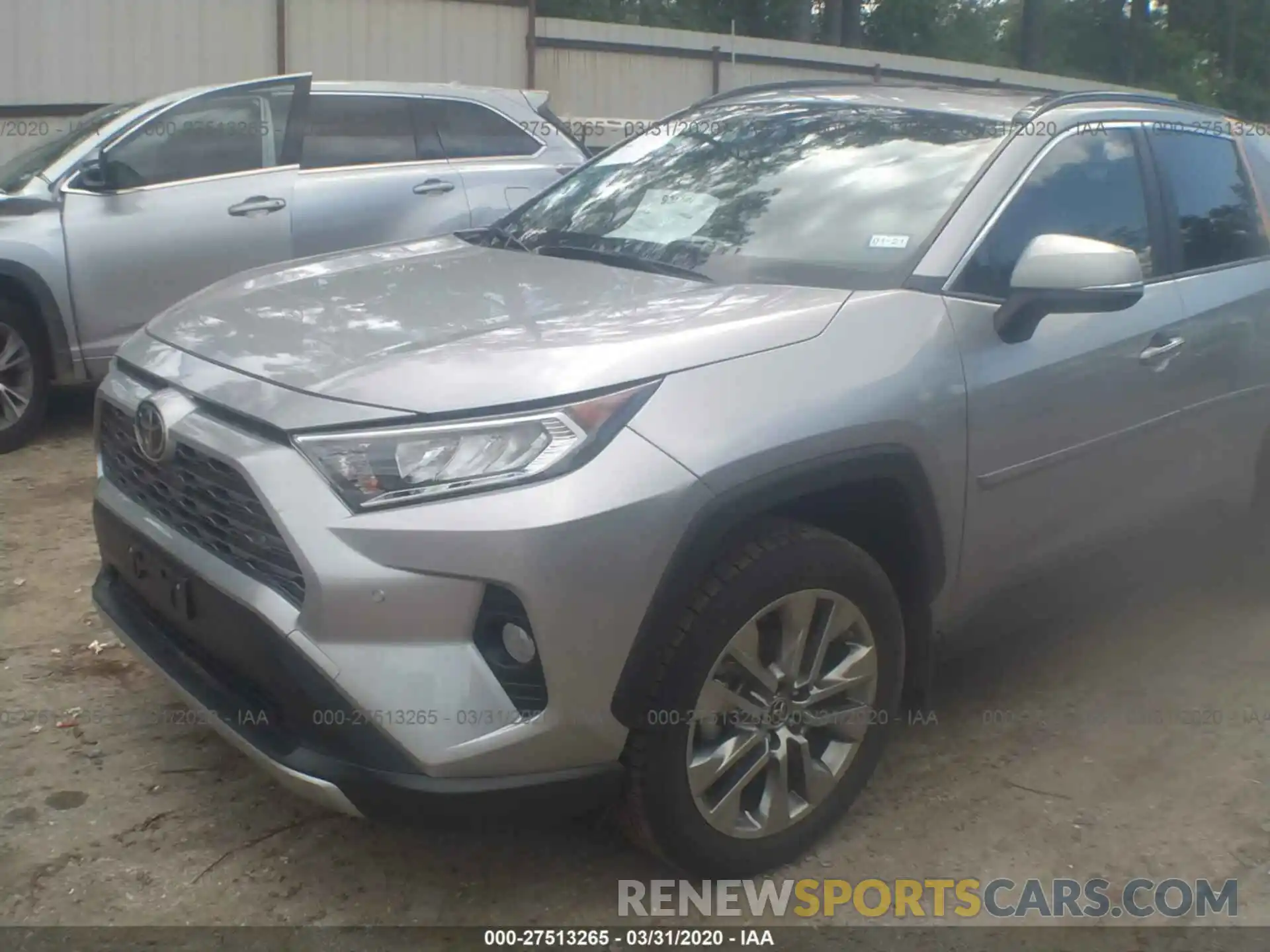 2 Photograph of a damaged car JTMY1RFVXKJ001273 TOYOTA RAV4 2019