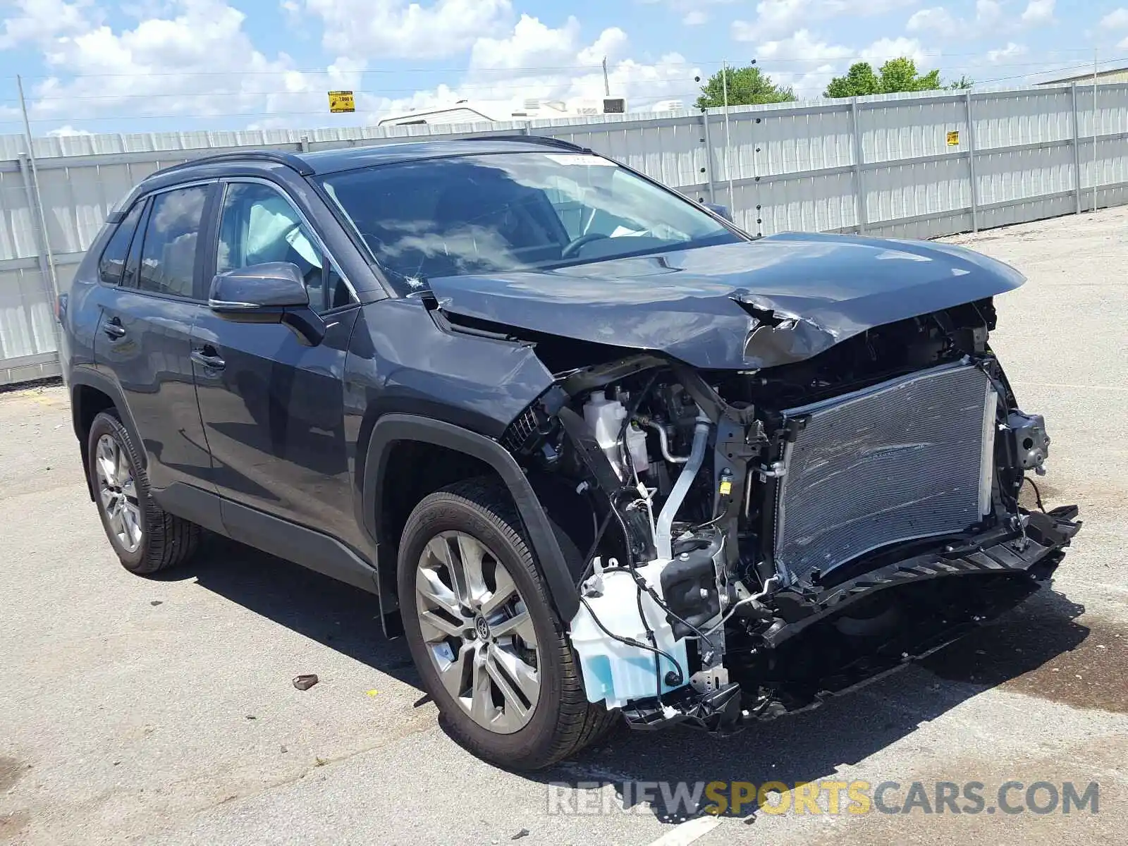 1 Photograph of a damaged car 2T3A1RFV0LC107432 TOYOTA RAV4 2020