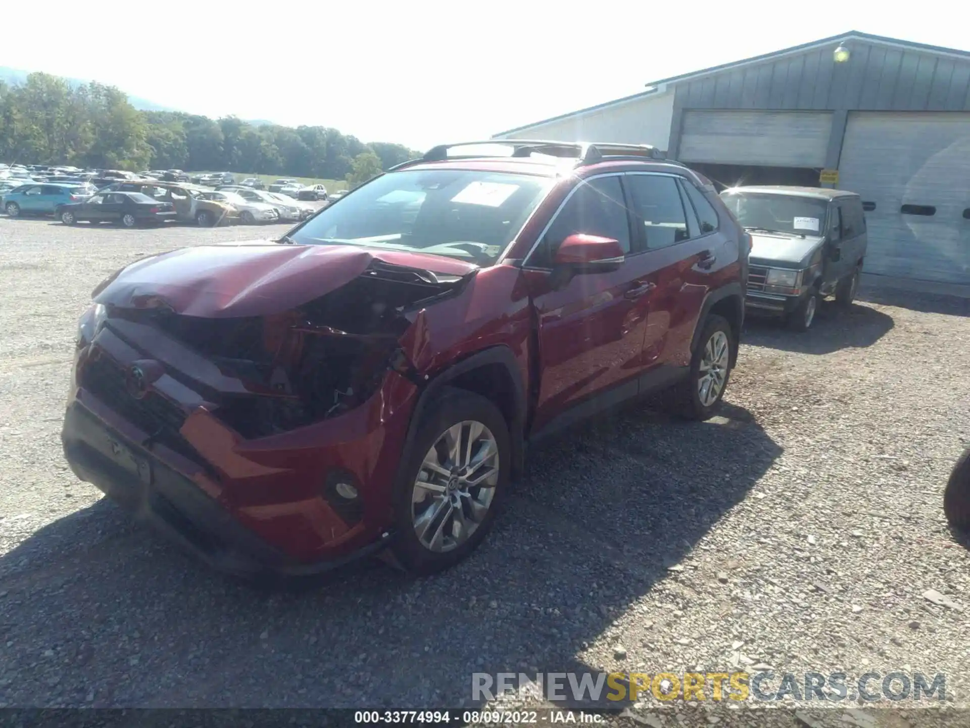 2 Photograph of a damaged car 2T3A1RFV0LC109407 TOYOTA RAV4 2020