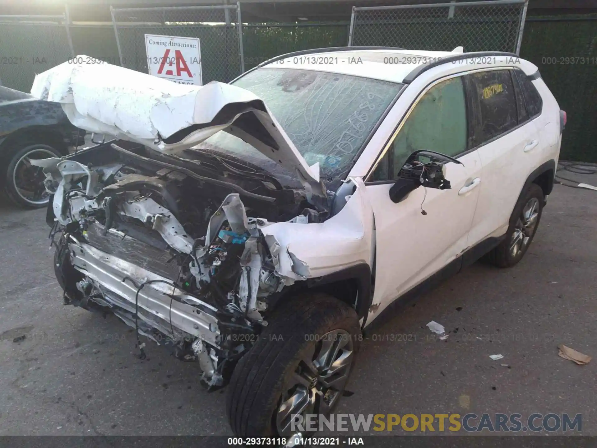 2 Photograph of a damaged car 2T3A1RFV1LC076689 TOYOTA RAV4 2020