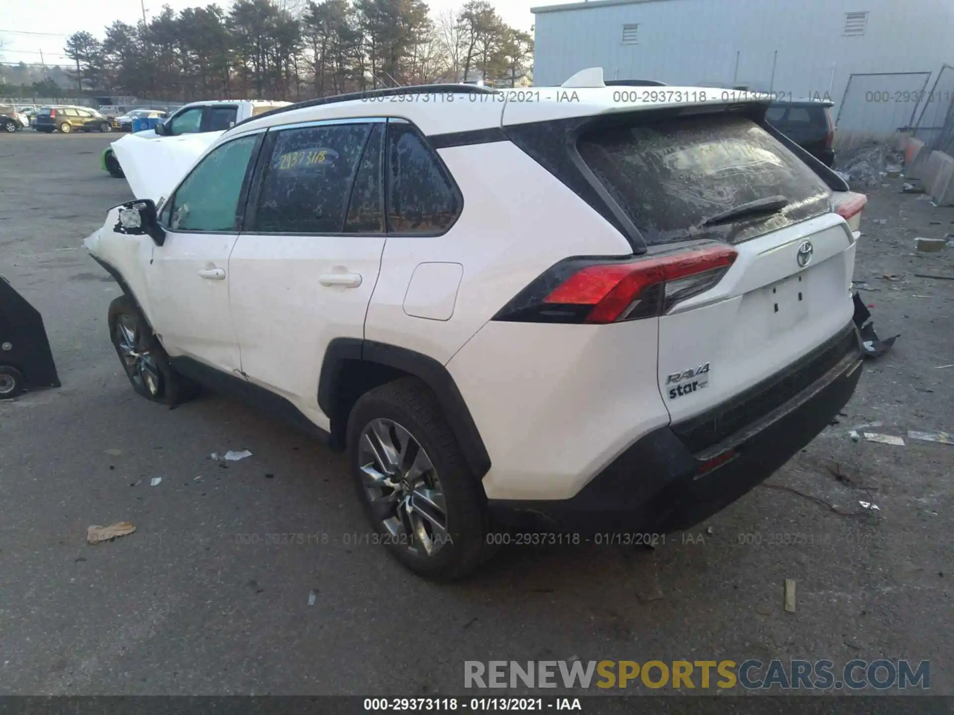 3 Photograph of a damaged car 2T3A1RFV1LC076689 TOYOTA RAV4 2020