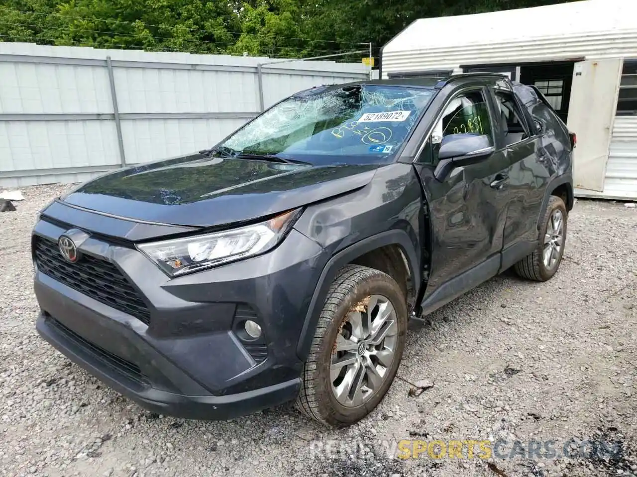 9 Photograph of a damaged car 2T3A1RFV1LW137246 TOYOTA RAV4 2020