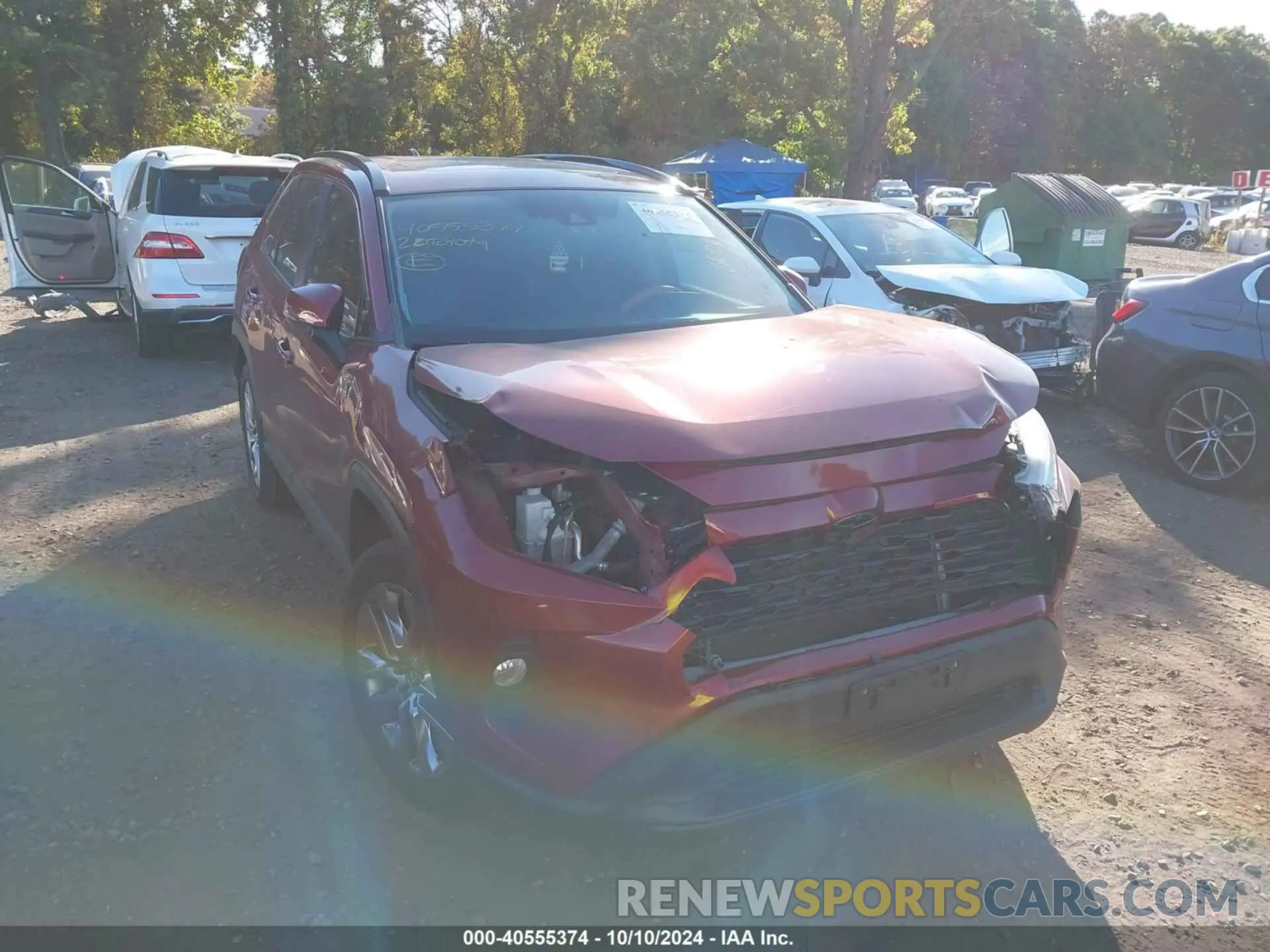 6 Photograph of a damaged car 2T3A1RFV2LW103249 TOYOTA RAV4 2020