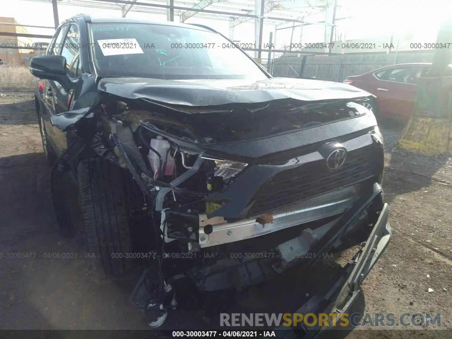 6 Photograph of a damaged car 2T3A1RFV2LW134646 TOYOTA RAV4 2020