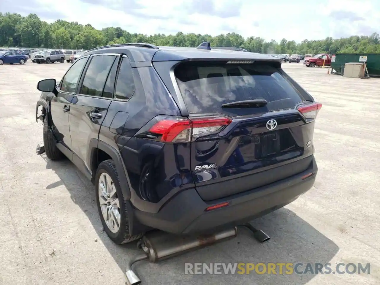 3 Photograph of a damaged car 2T3A1RFV3LC127643 TOYOTA RAV4 2020