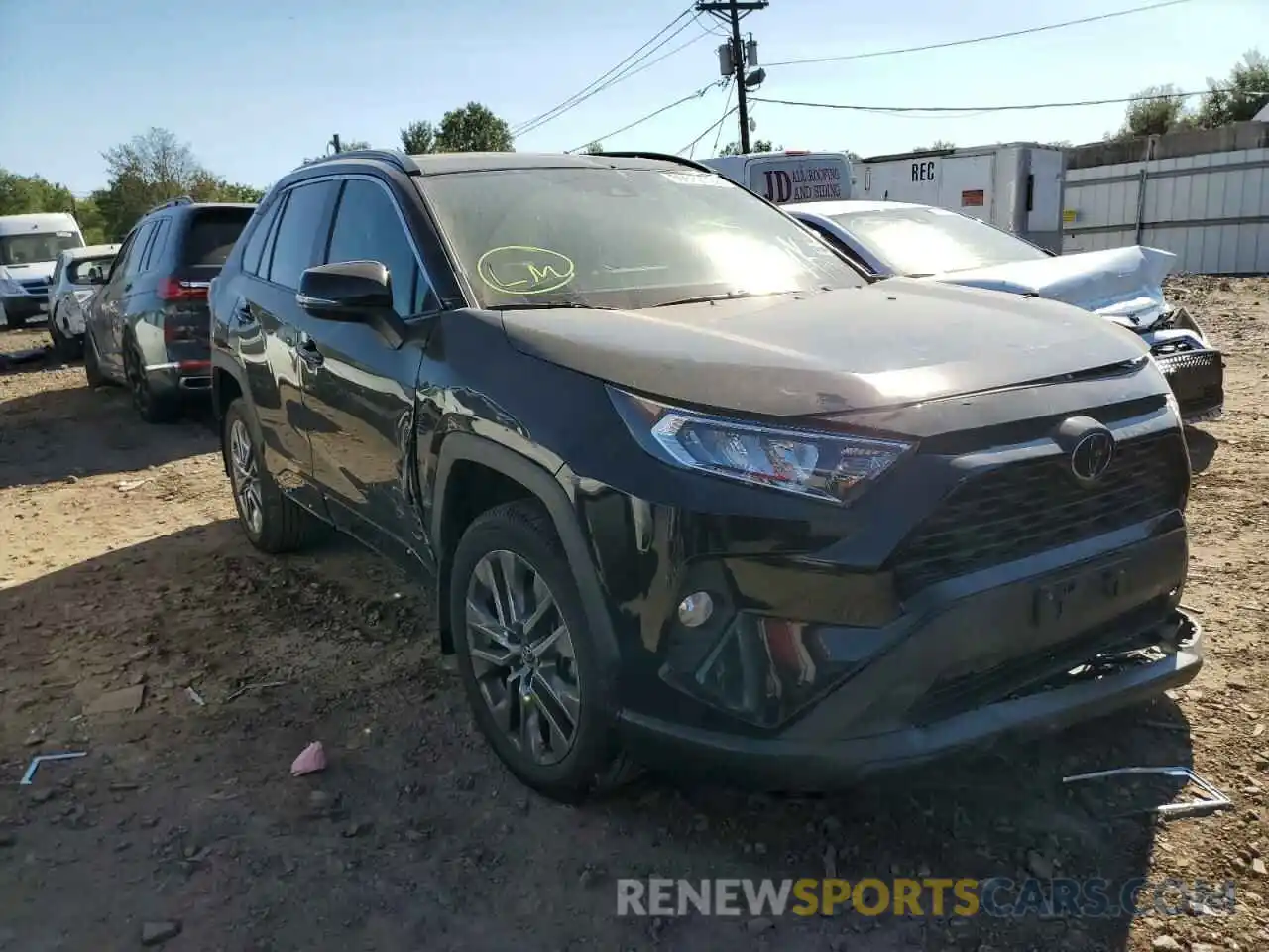 1 Photograph of a damaged car 2T3A1RFV4LC070403 TOYOTA RAV4 2020