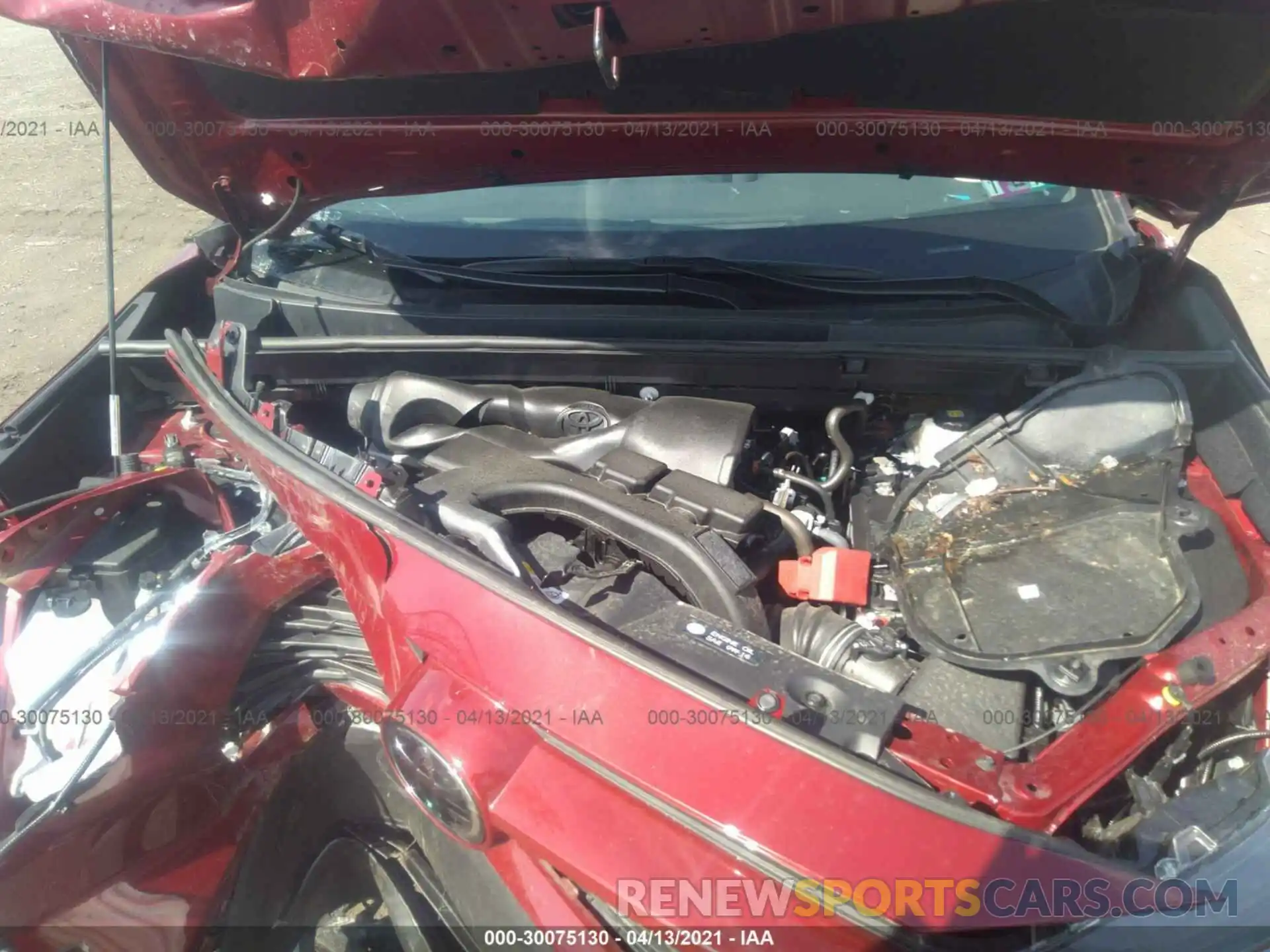 10 Photograph of a damaged car 2T3A1RFV5LC124176 TOYOTA RAV4 2020