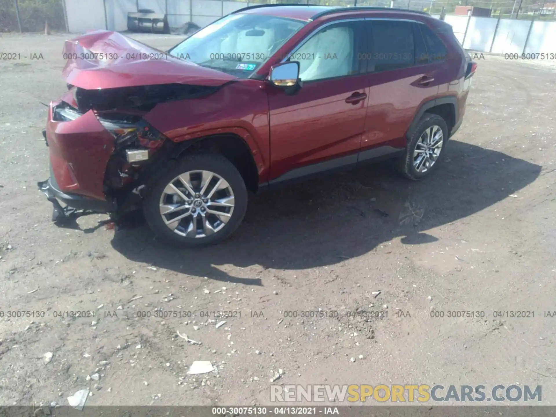 2 Photograph of a damaged car 2T3A1RFV5LC124176 TOYOTA RAV4 2020