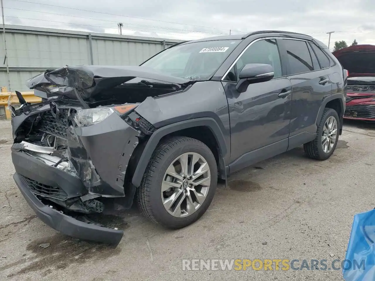 1 Photograph of a damaged car 2T3A1RFV6LC065297 TOYOTA RAV4 2020