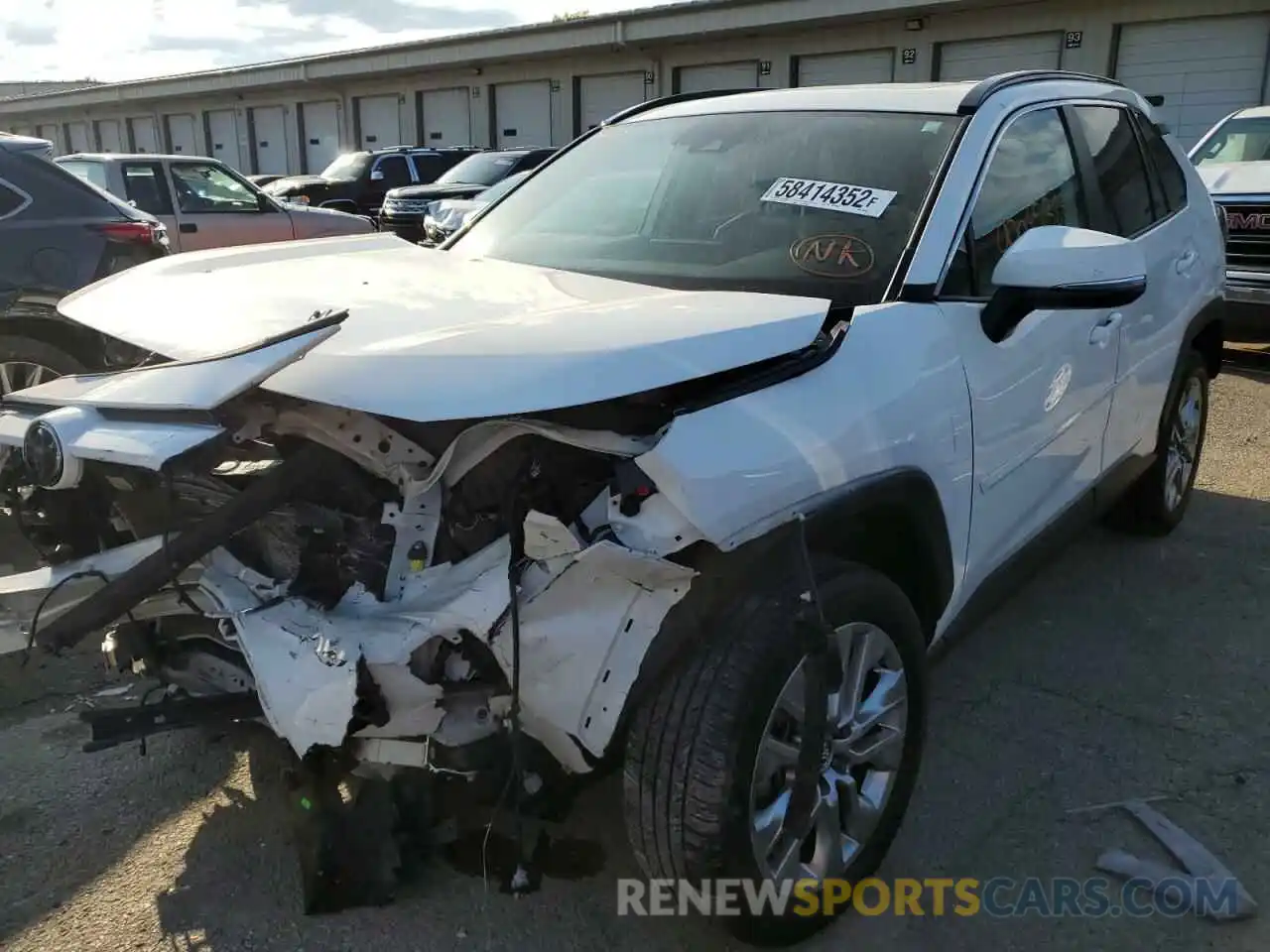 2 Photograph of a damaged car 2T3A1RFV6LC140855 TOYOTA RAV4 2020