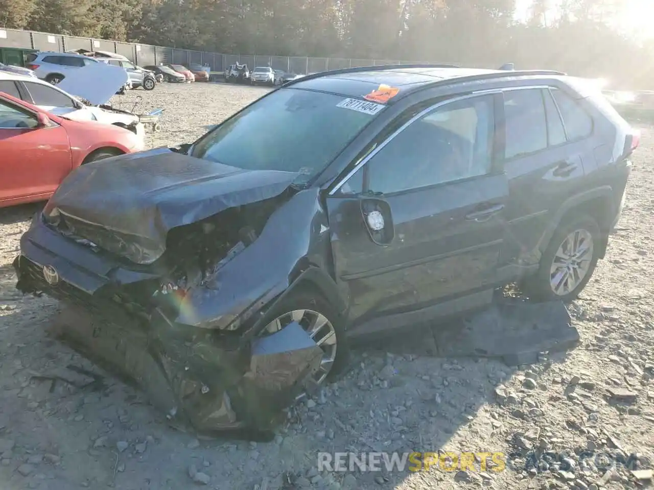 1 Photograph of a damaged car 2T3A1RFV6LW088755 TOYOTA RAV4 2020