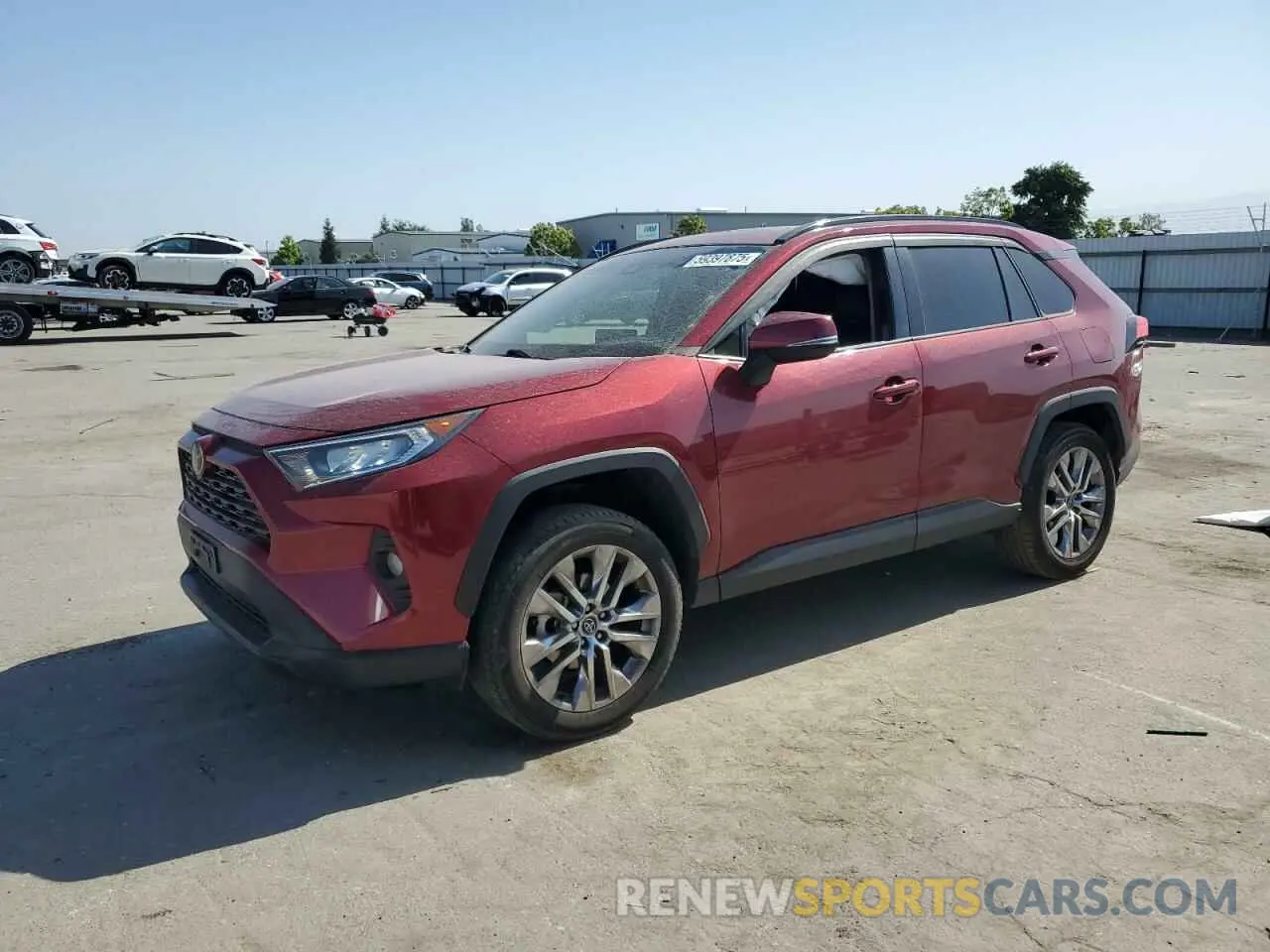 1 Photograph of a damaged car 2T3A1RFV6LW119437 TOYOTA RAV4 2020