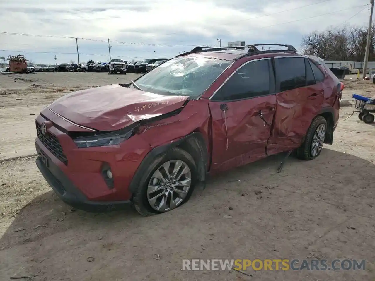 1 Photograph of a damaged car 2T3A1RFV7LC076521 TOYOTA RAV4 2020