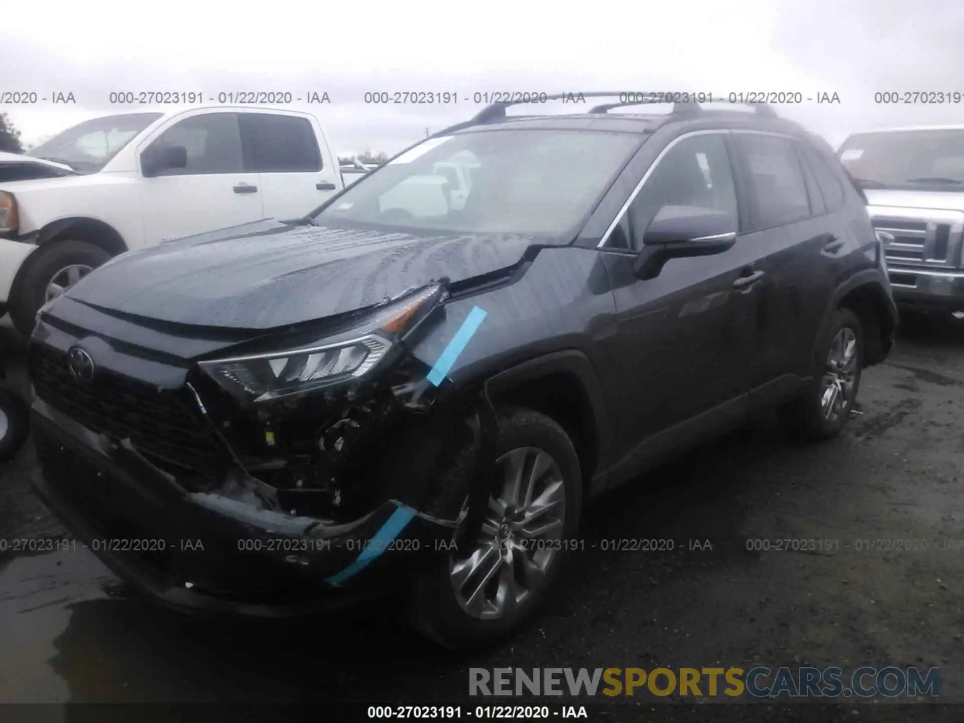 2 Photograph of a damaged car 2T3A1RFV9LC064645 TOYOTA RAV4 2020