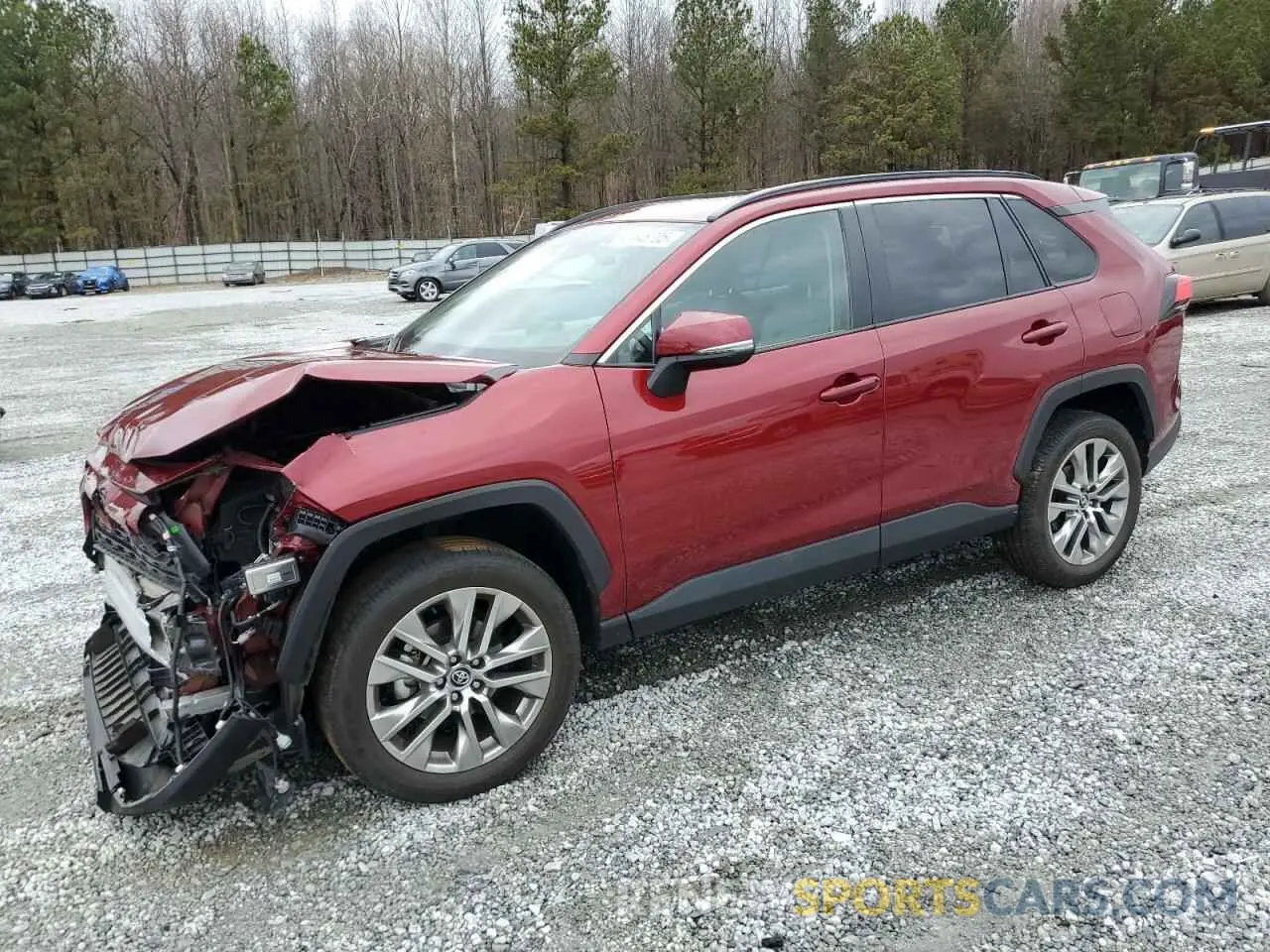 1 Photograph of a damaged car 2T3A1RFV9LC068890 TOYOTA RAV4 2020