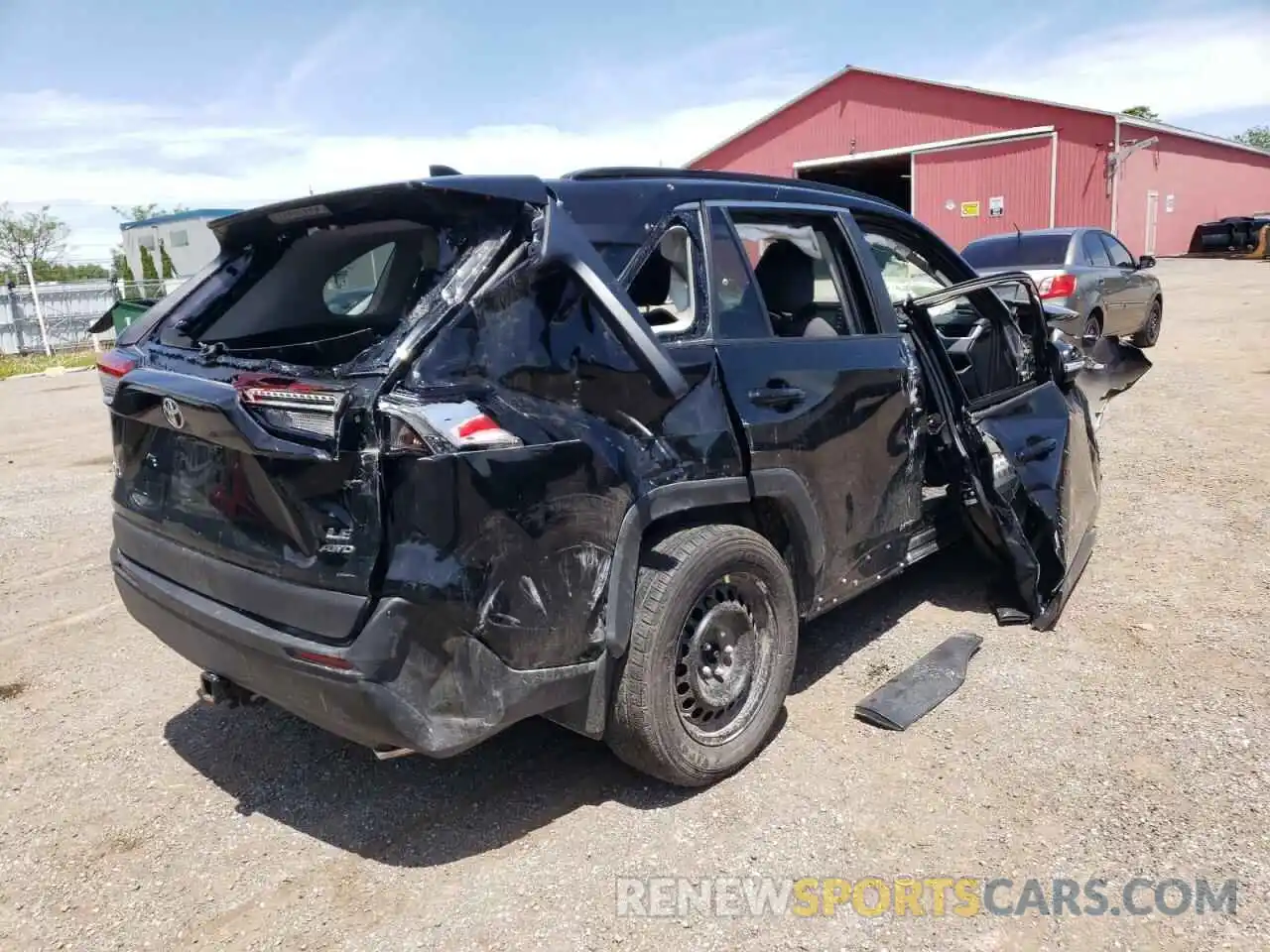 4 Photograph of a damaged car 2T3B1RFV0LC101909 TOYOTA RAV4 2020