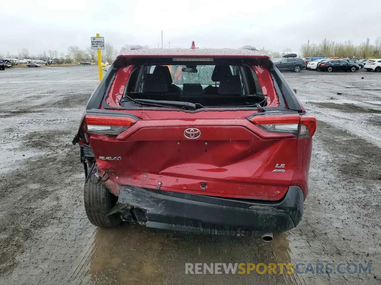 6 Photograph of a damaged car 2T3B1RFV2LC109171 TOYOTA RAV4 2020