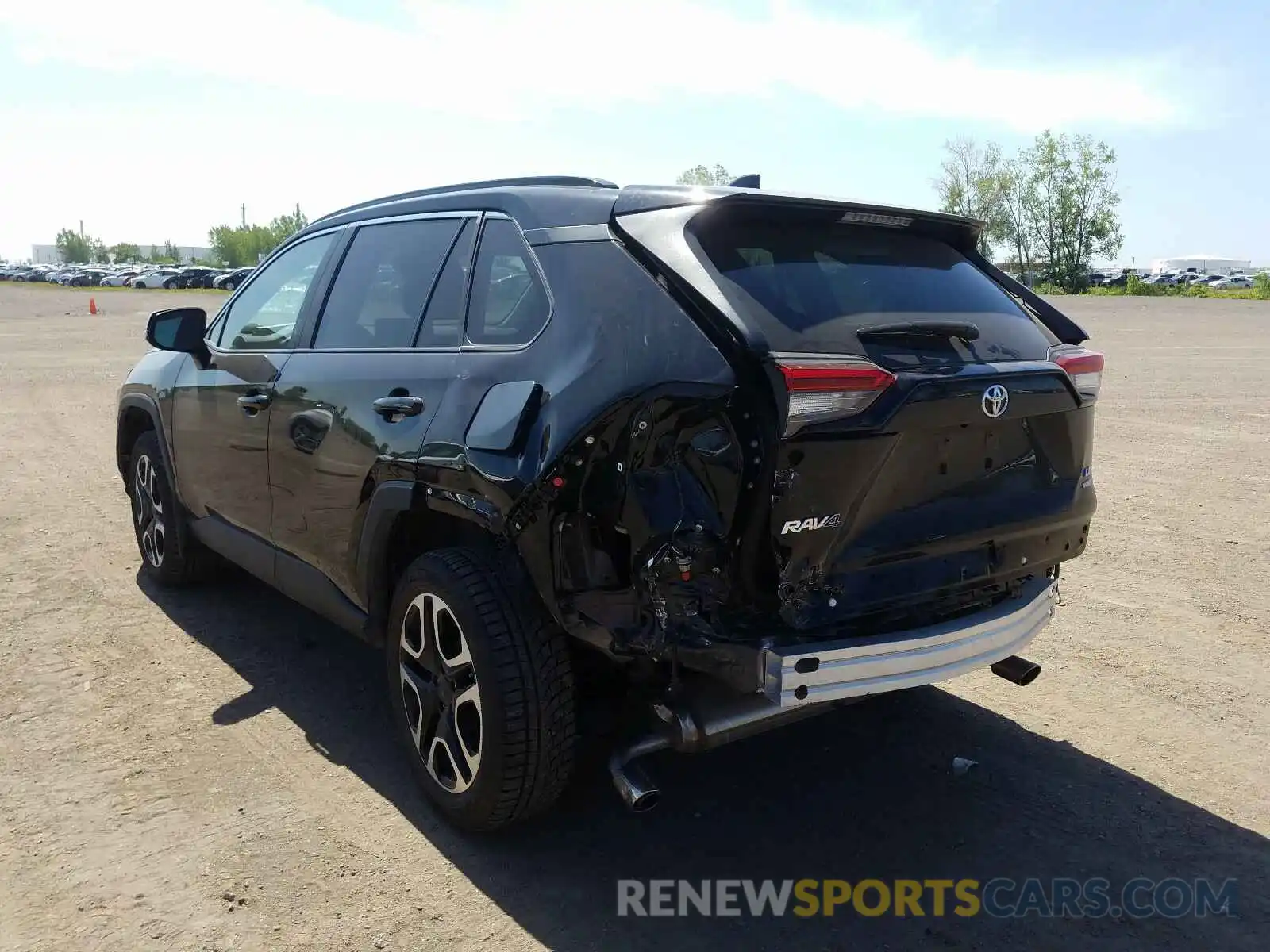 3 Photograph of a damaged car 2T3B1RFV4LC085813 TOYOTA RAV4 2020