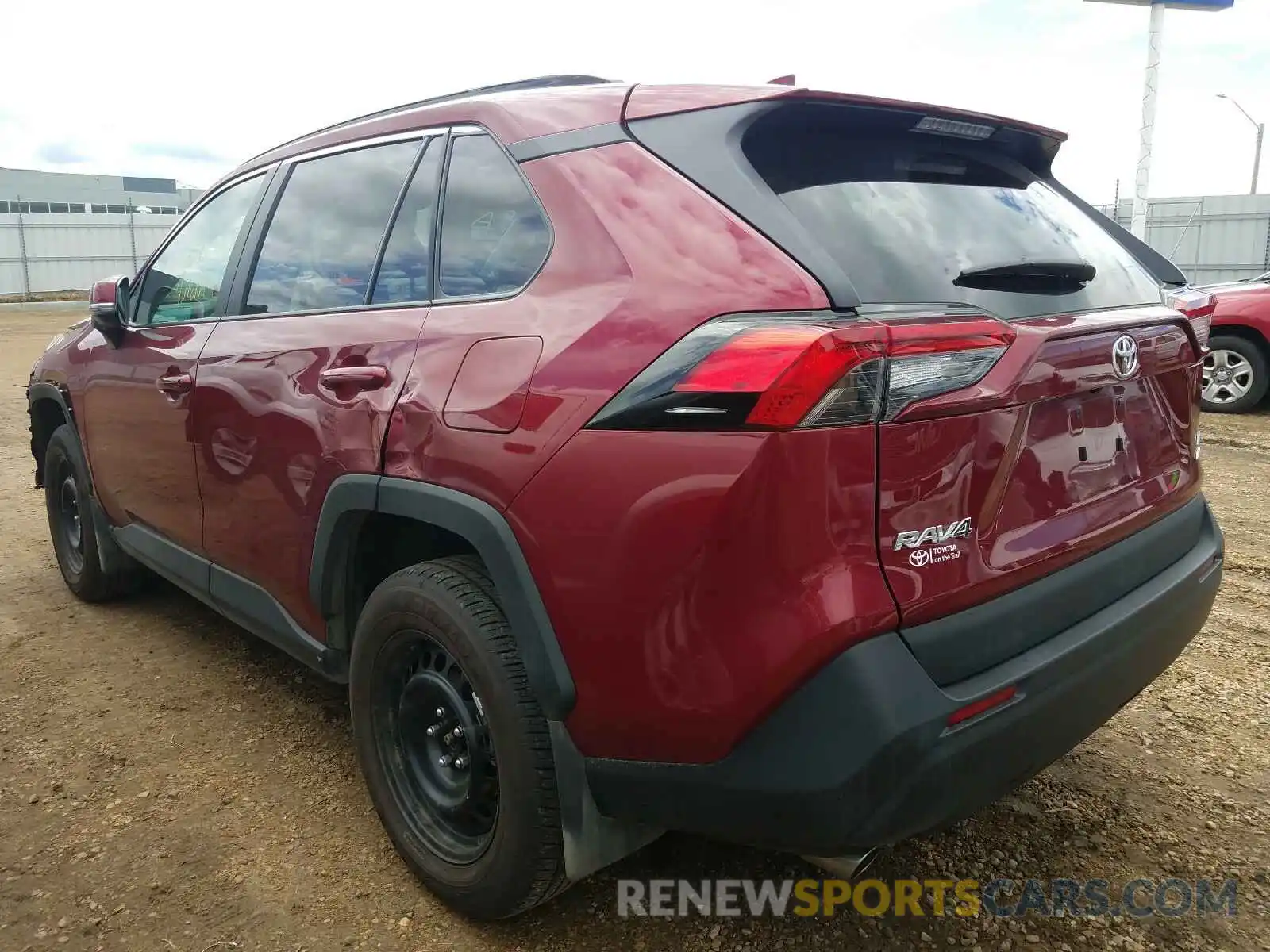 3 Photograph of a damaged car 2T3B1RFV5LW097094 TOYOTA RAV4 2020