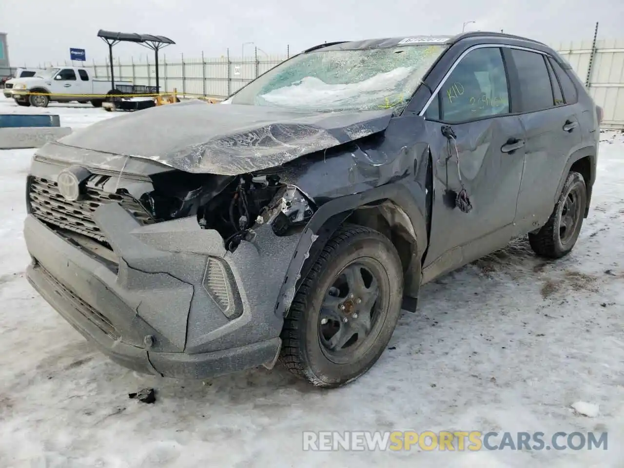 2 Photograph of a damaged car 2T3B1RFV7LC122787 TOYOTA RAV4 2020