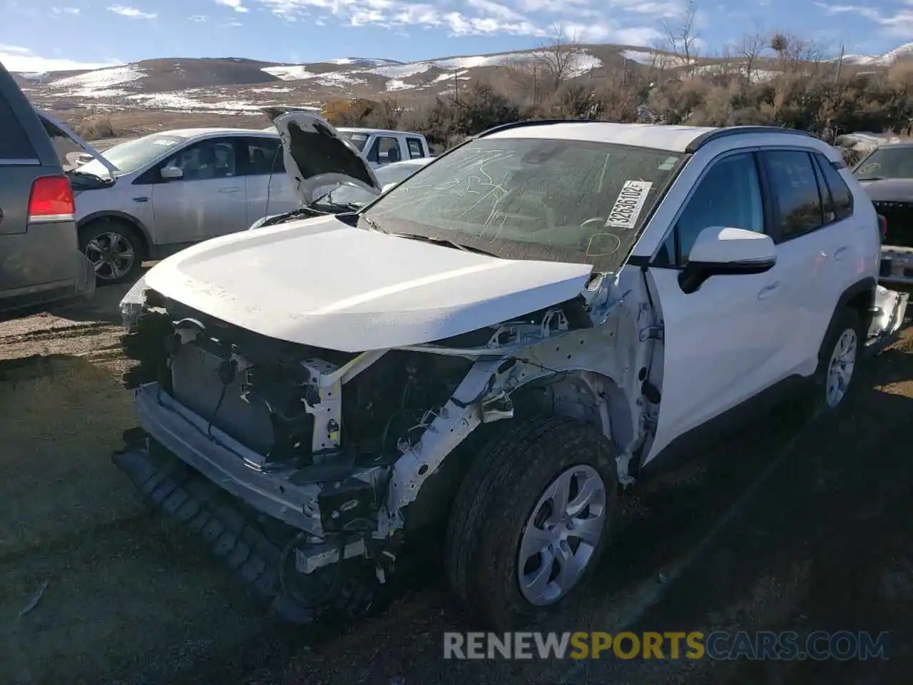 2 Photograph of a damaged car 2T3B1RFV8LC127559 TOYOTA RAV4 2020