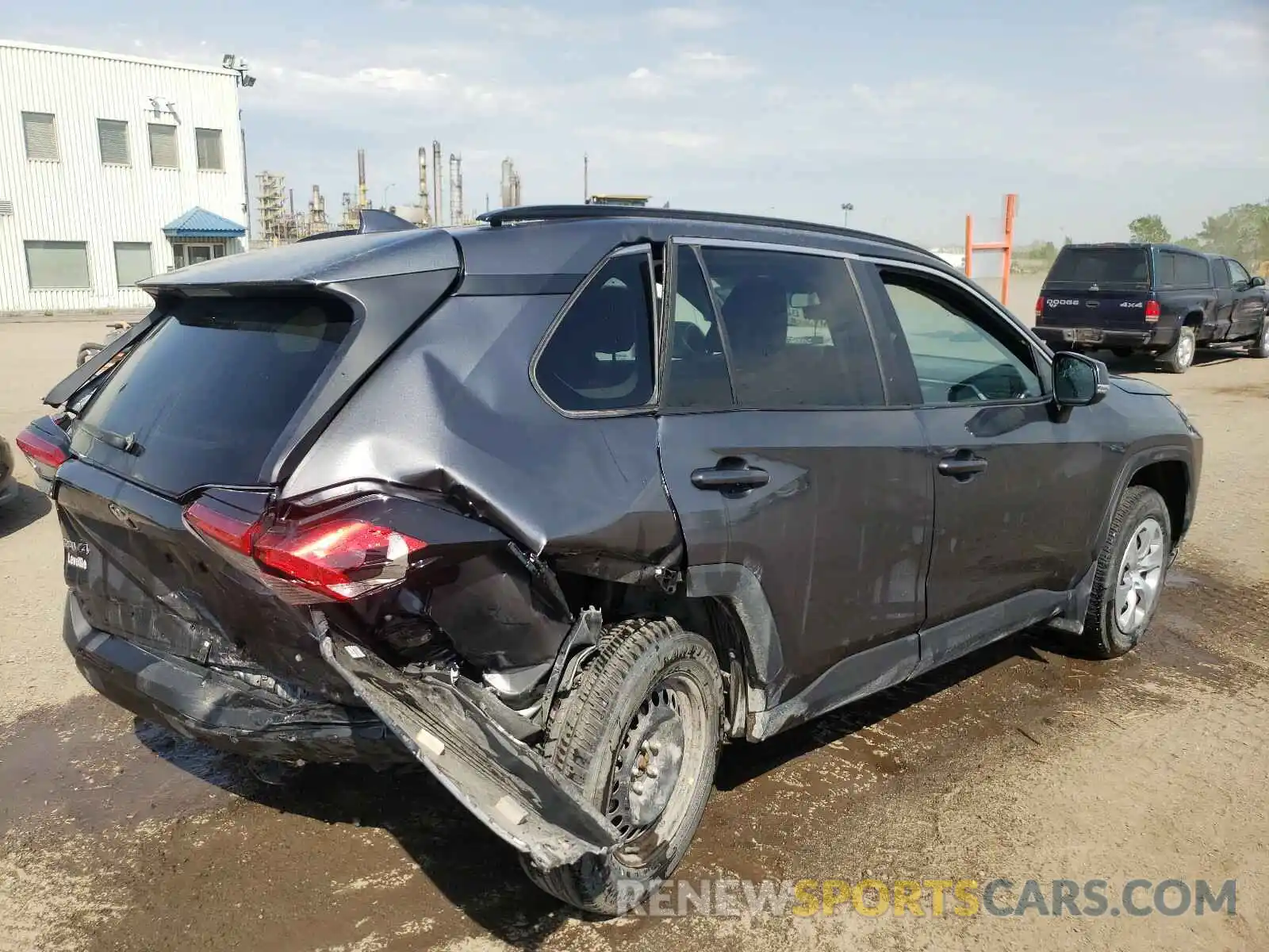 4 Photograph of a damaged car 2T3B1RFV8LW090317 TOYOTA RAV4 2020