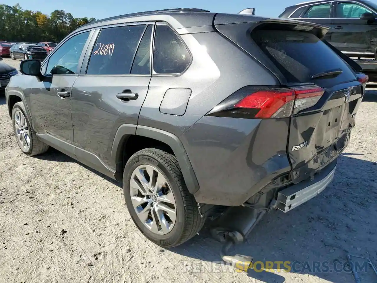 3 Photograph of a damaged car 2T3C1RFV0LW081003 TOYOTA RAV4 2020