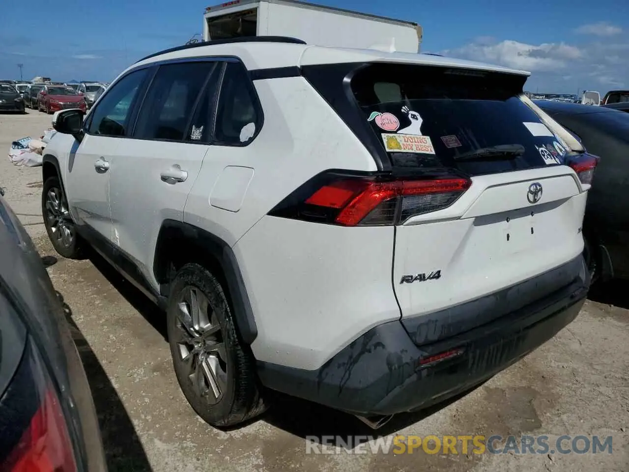 2 Photograph of a damaged car 2T3C1RFV1LC077172 TOYOTA RAV4 2020