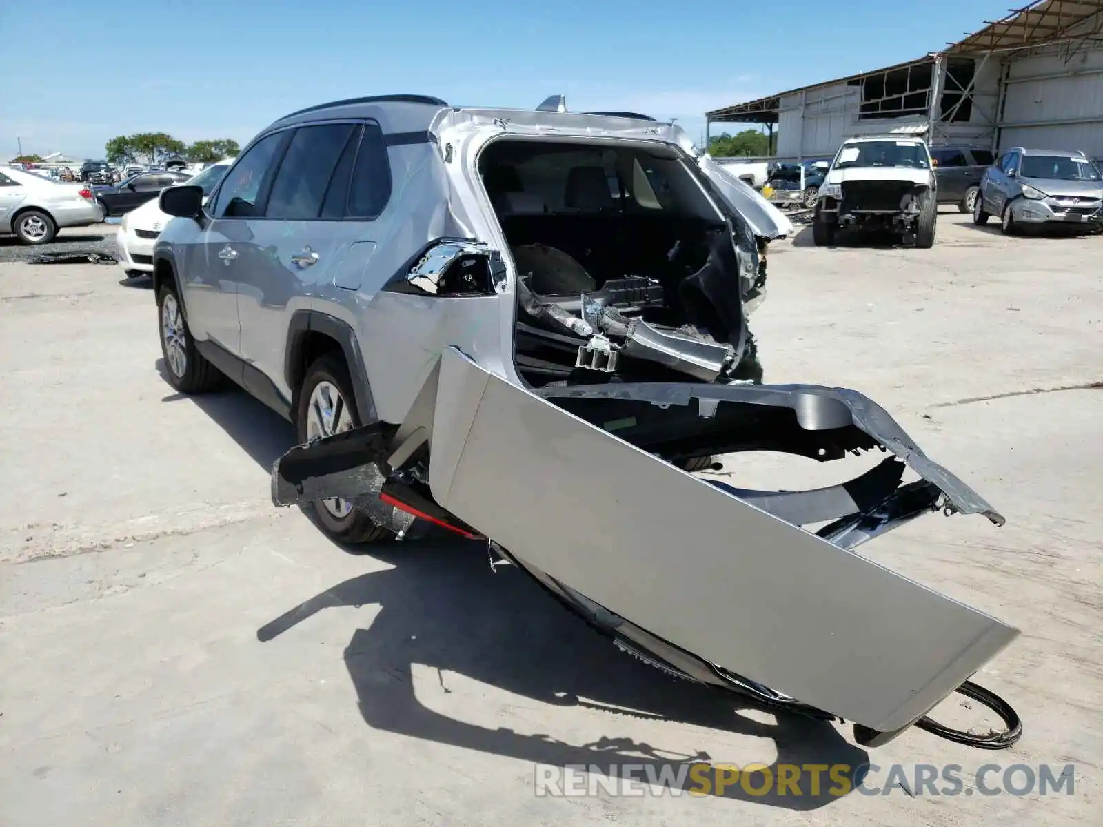 3 Photograph of a damaged car 2T3C1RFV2LW077387 TOYOTA RAV4 2020