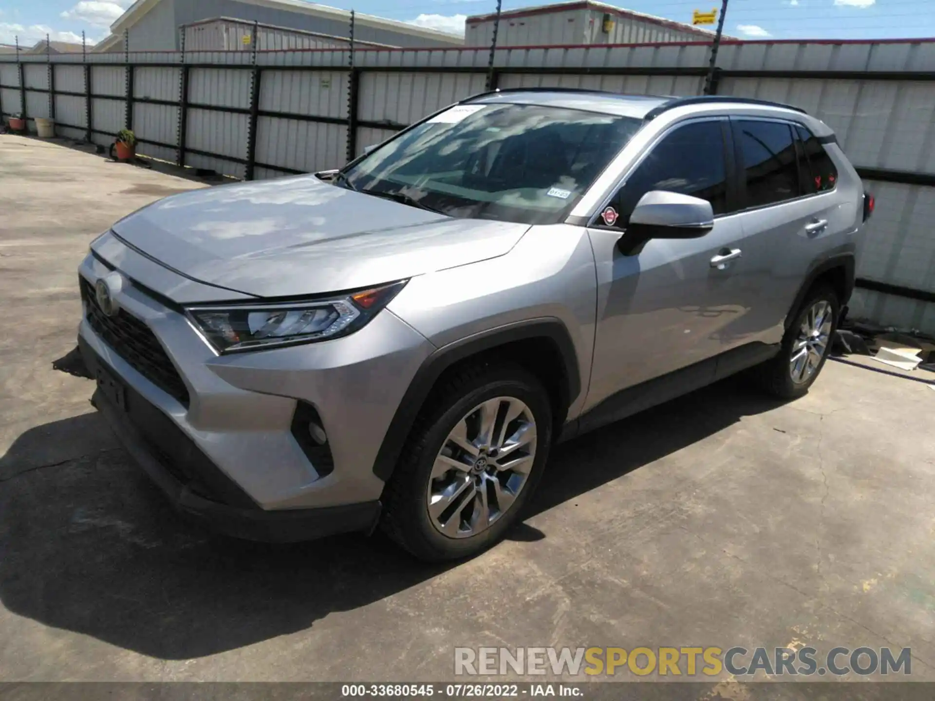 2 Photograph of a damaged car 2T3C1RFV3LC035134 TOYOTA RAV4 2020