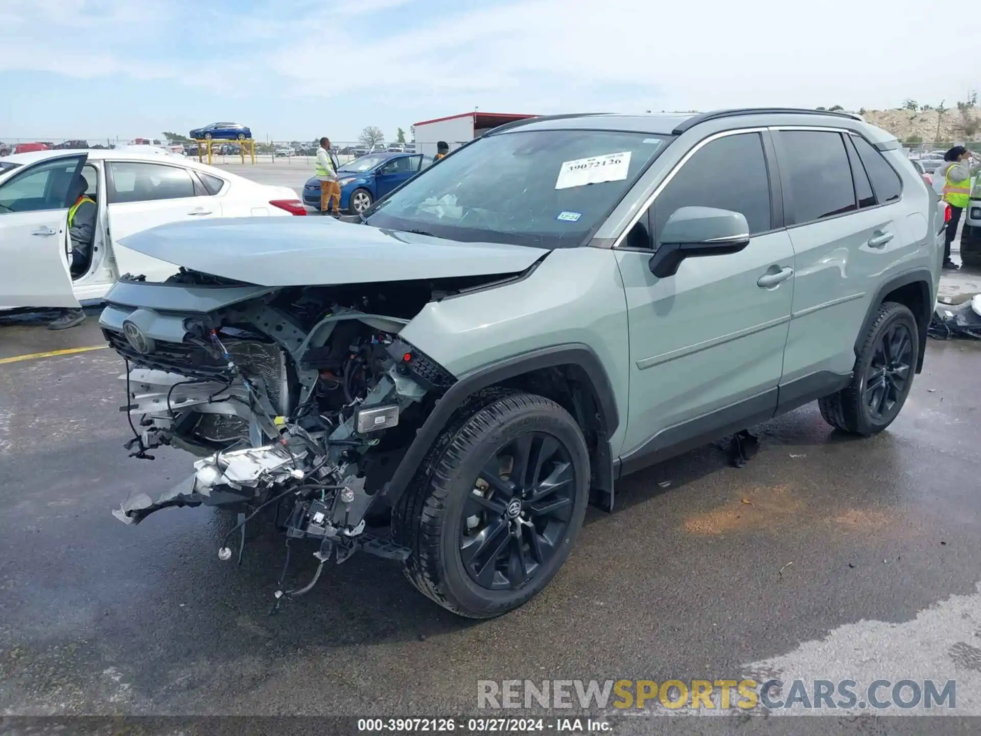 2 Photograph of a damaged car 2T3C1RFV3LW086938 TOYOTA RAV4 2020