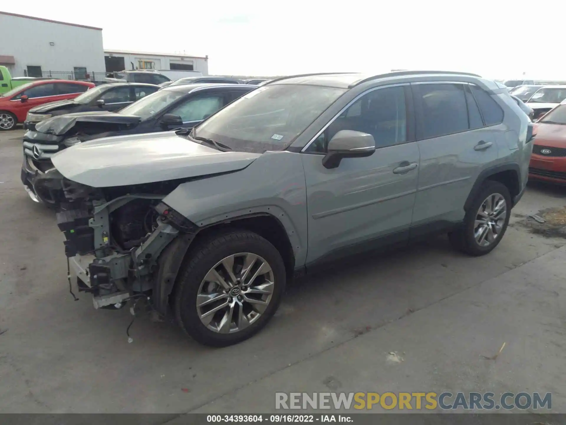 2 Photograph of a damaged car 2T3C1RFV5LC043770 TOYOTA RAV4 2020