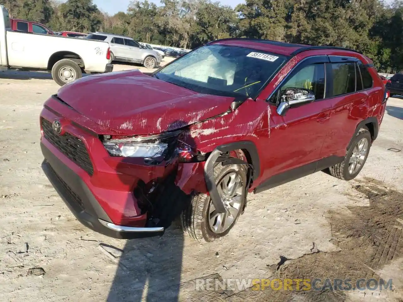 2 Photograph of a damaged car 2T3C1RFV5LC078244 TOYOTA RAV4 2020