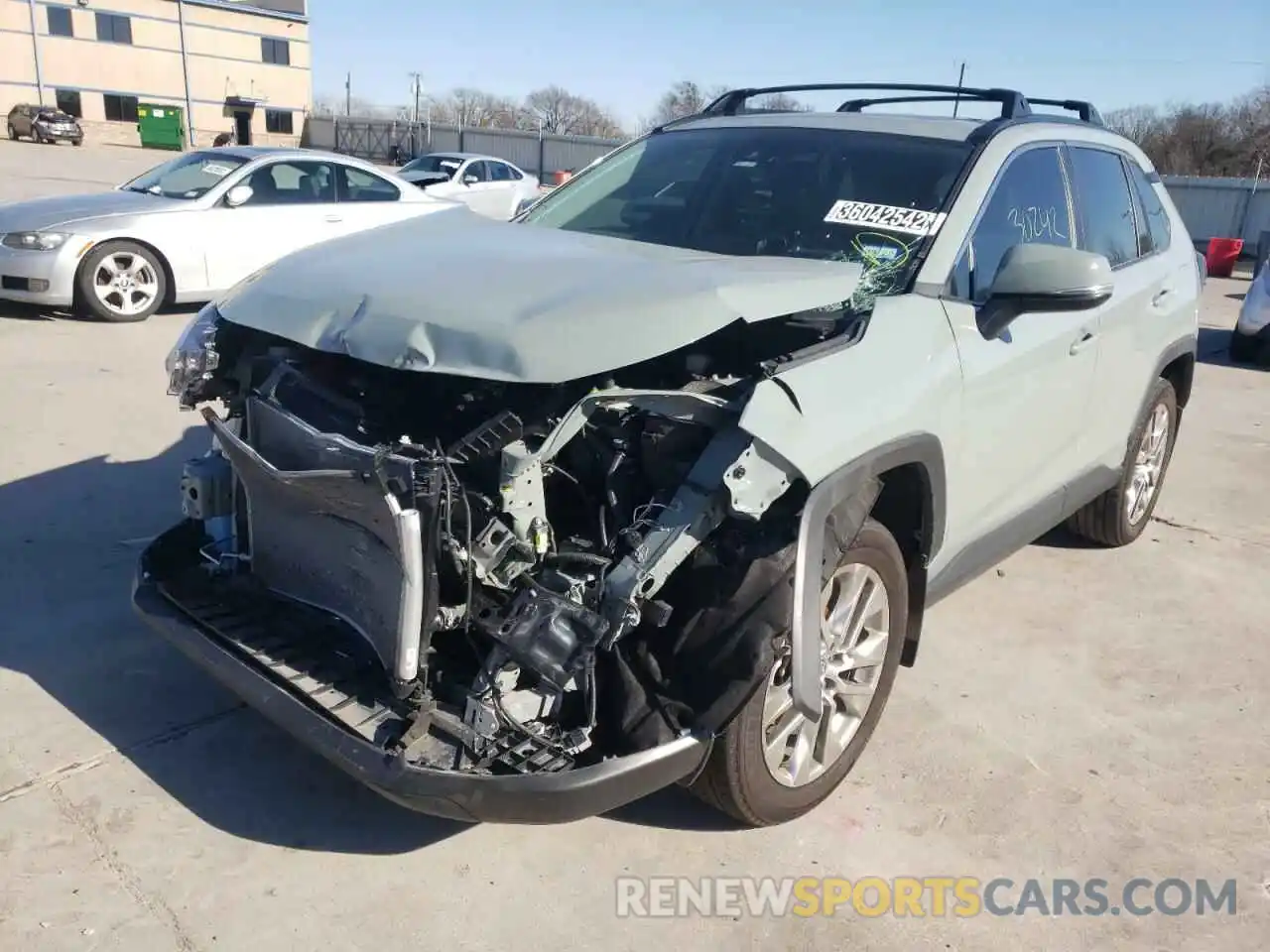 2 Photograph of a damaged car 2T3C1RFV6LW079157 TOYOTA RAV4 2020