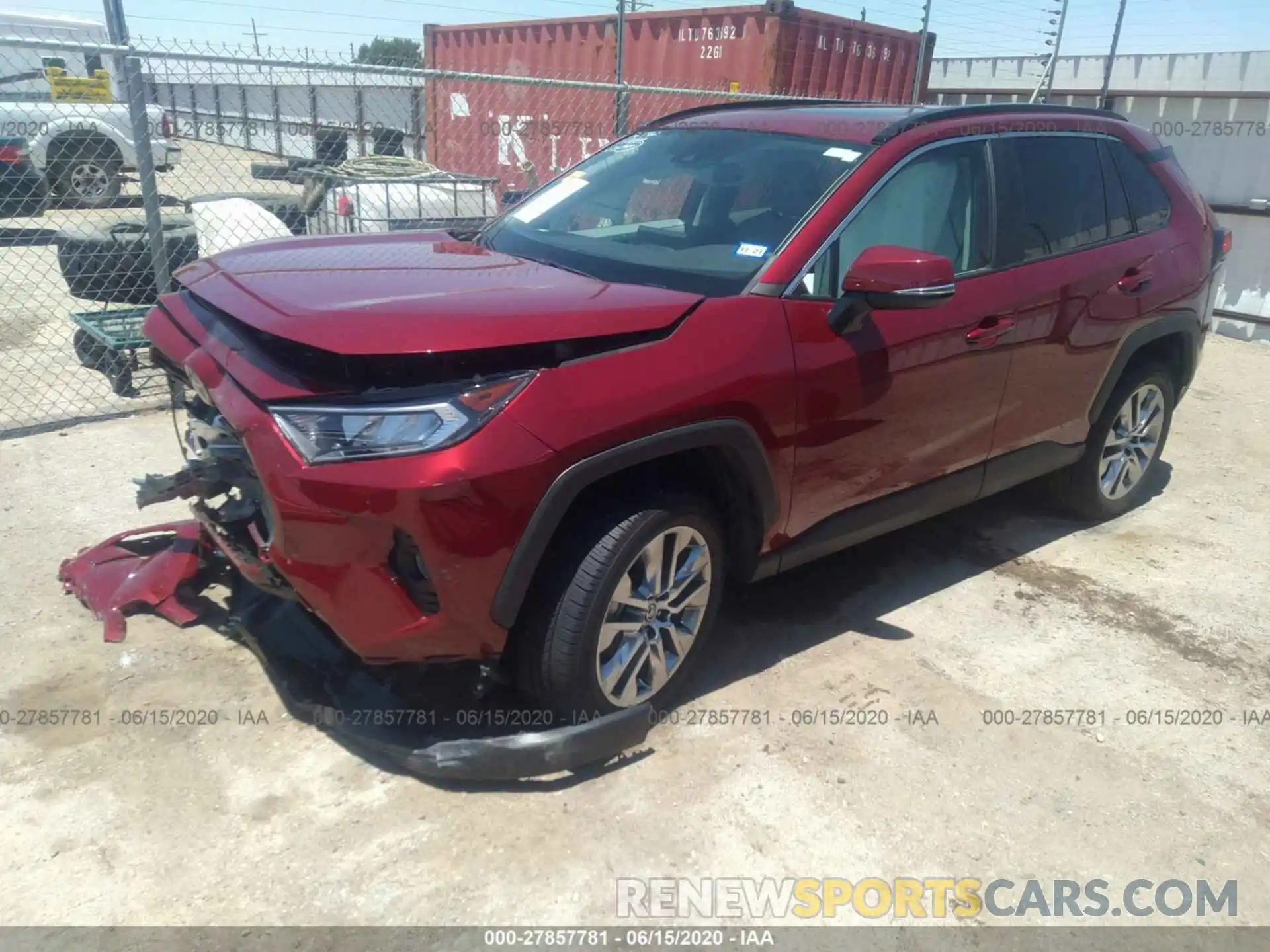 2 Photograph of a damaged car 2T3C1RFV7LC037016 TOYOTA RAV4 2020