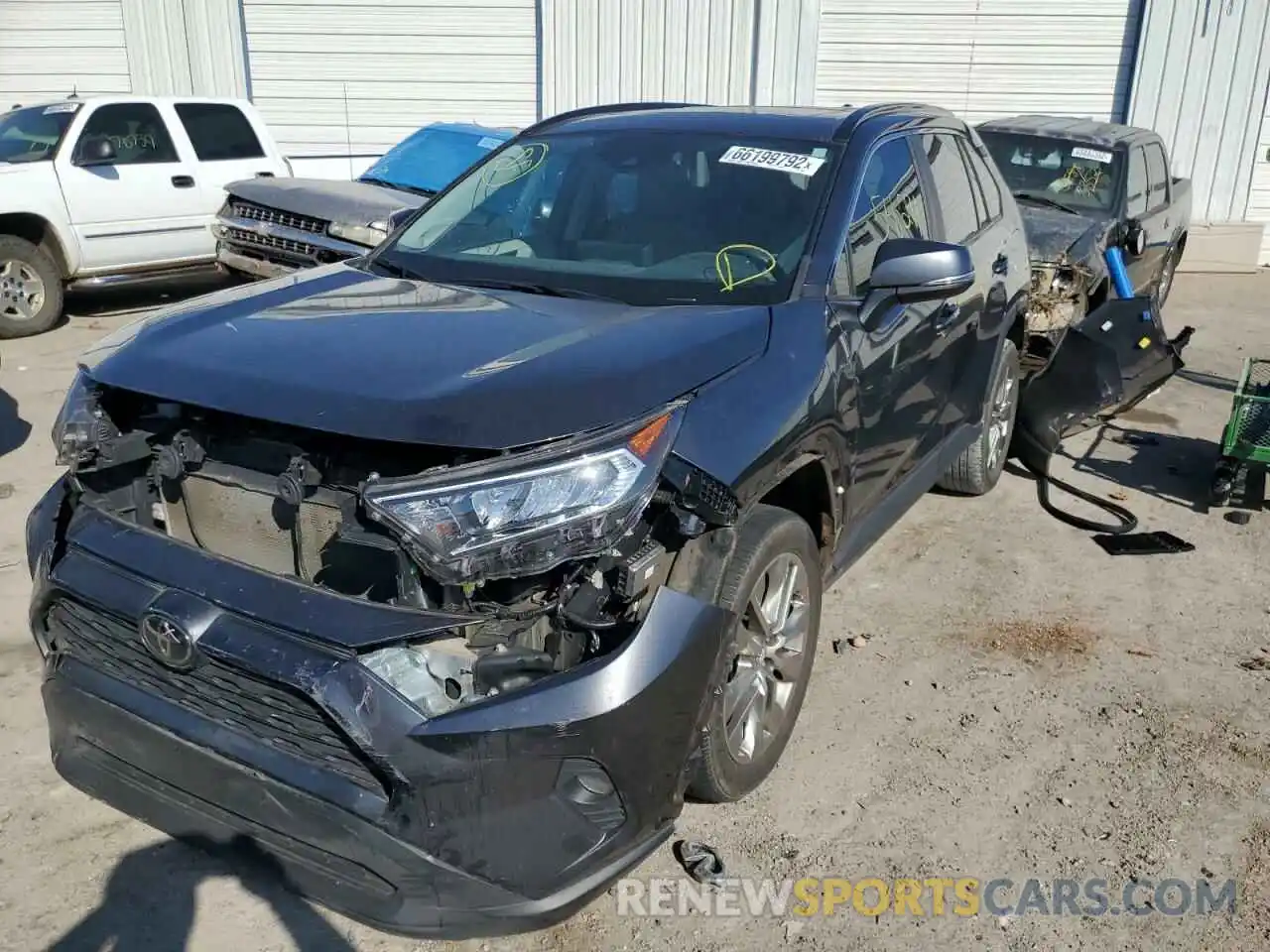 2 Photograph of a damaged car 2T3C1RFV7LC042085 TOYOTA RAV4 2020