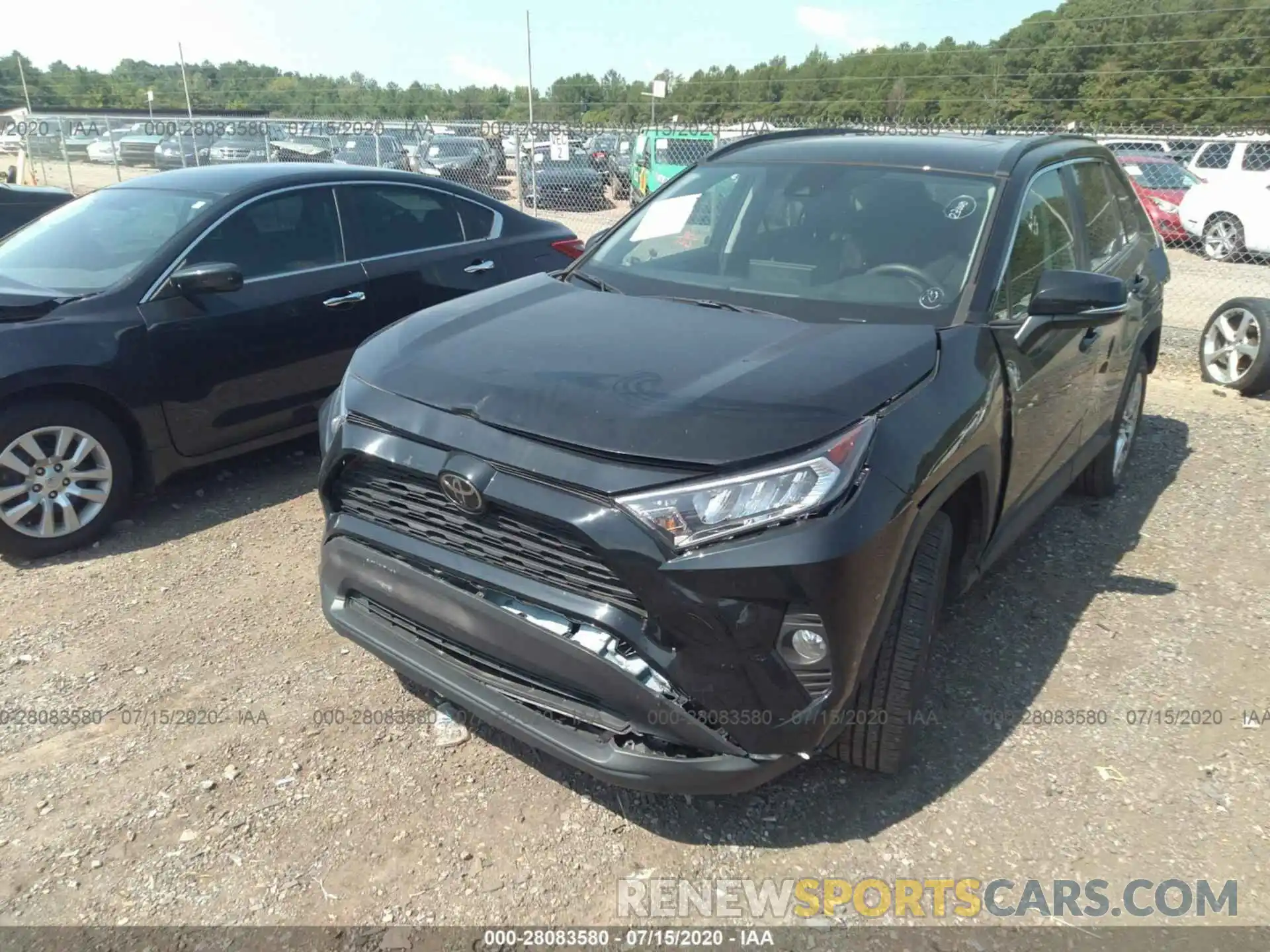 2 Photograph of a damaged car 2T3C1RFV7LC046184 TOYOTA RAV4 2020