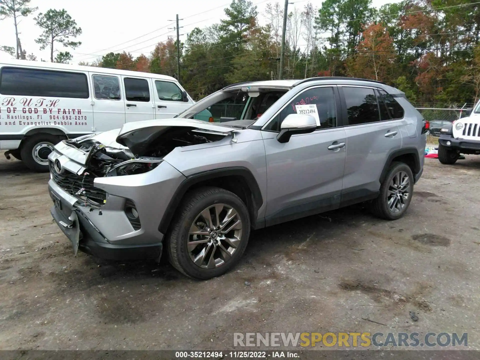 2 Photograph of a damaged car 2T3C1RFV9LC043397 TOYOTA RAV4 2020