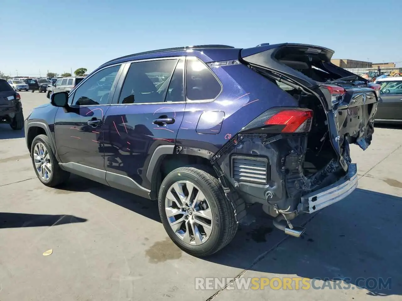 2 Photograph of a damaged car 2T3C1RFV9LW091979 TOYOTA RAV4 2020
