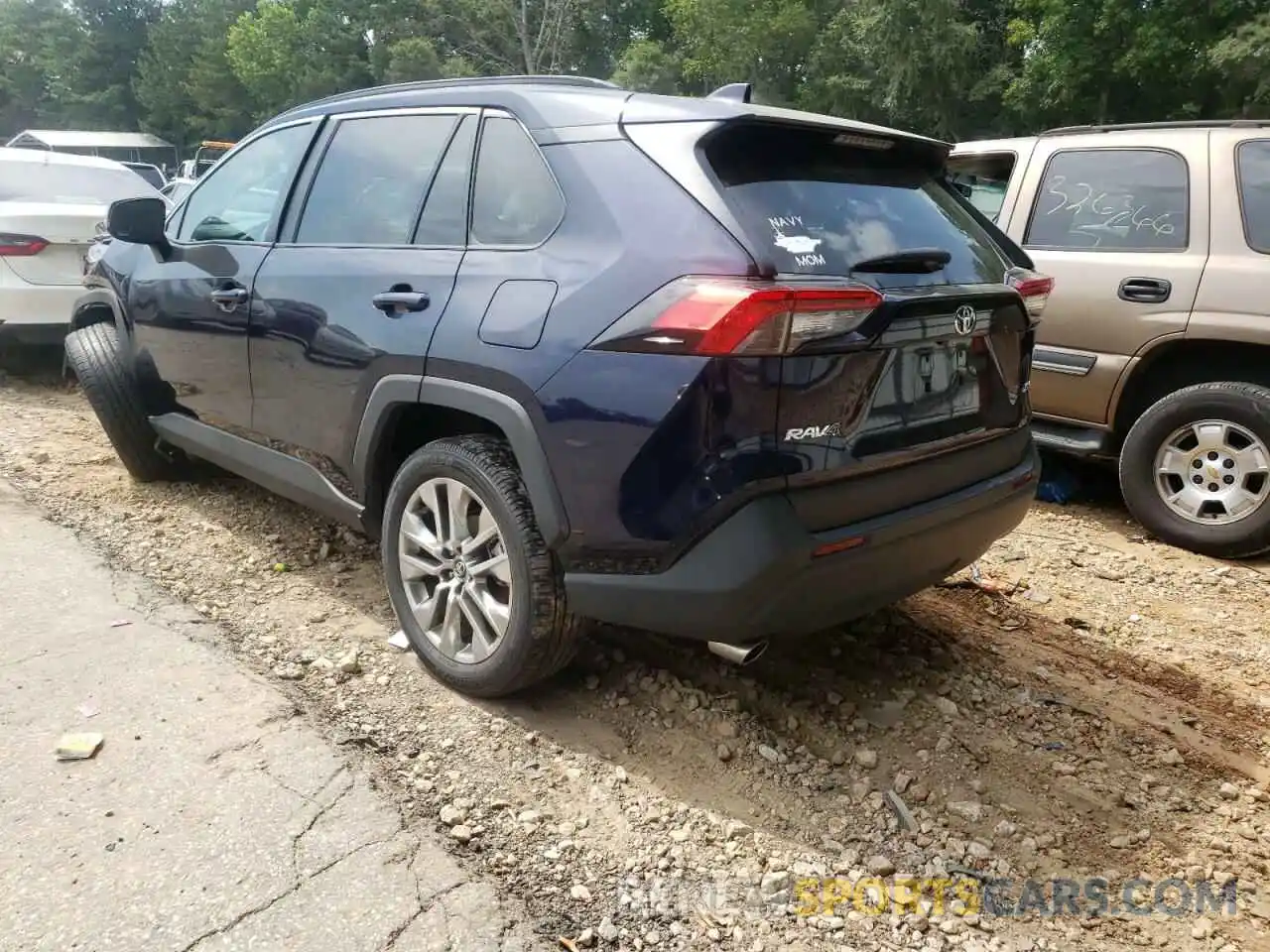 3 Photograph of a damaged car 2T3C1RFVXLC053338 TOYOTA RAV4 2020