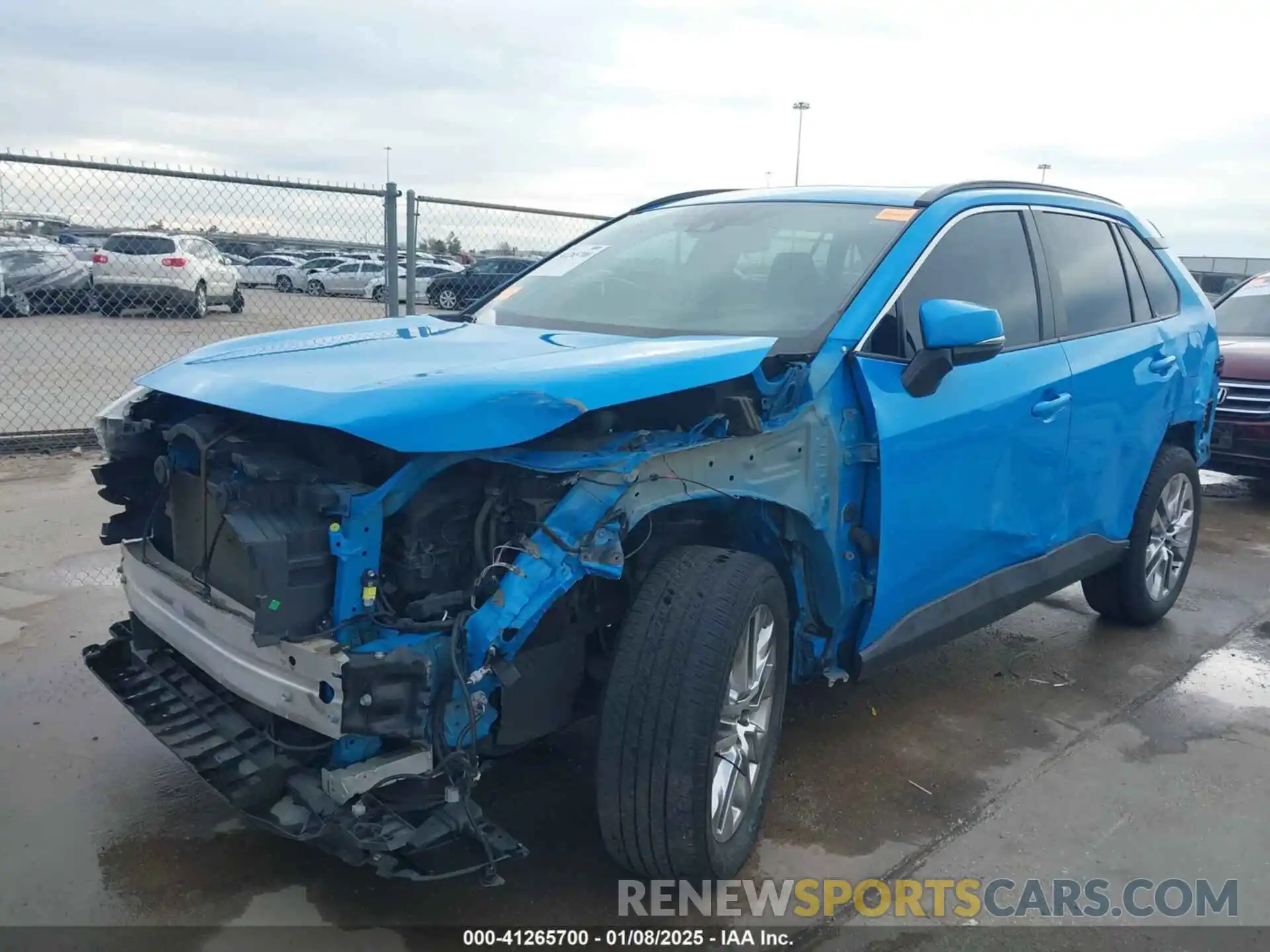 2 Photograph of a damaged car 2T3C1RFVXLW086449 TOYOTA RAV4 2020