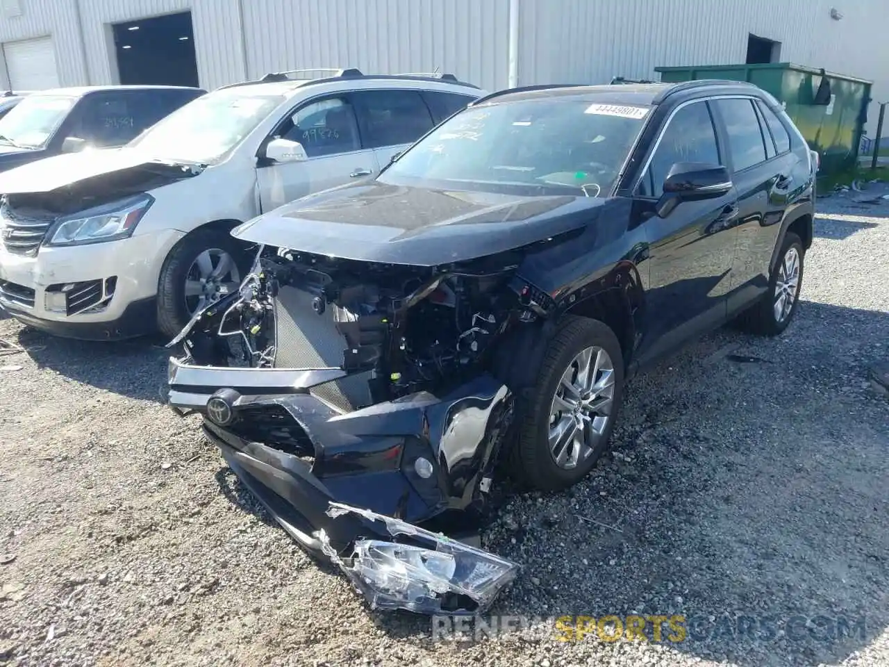 2 Photograph of a damaged car 2T3C1RFVXLW093062 TOYOTA RAV4 2020