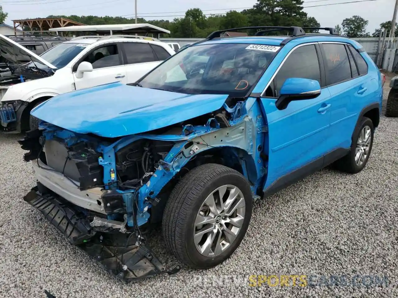 2 Photograph of a damaged car 2T3C1RFVXLW094681 TOYOTA RAV4 2020