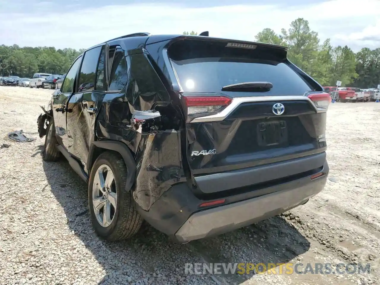 3 Photograph of a damaged car 2T3DWRFV0LW052252 TOYOTA RAV4 2020