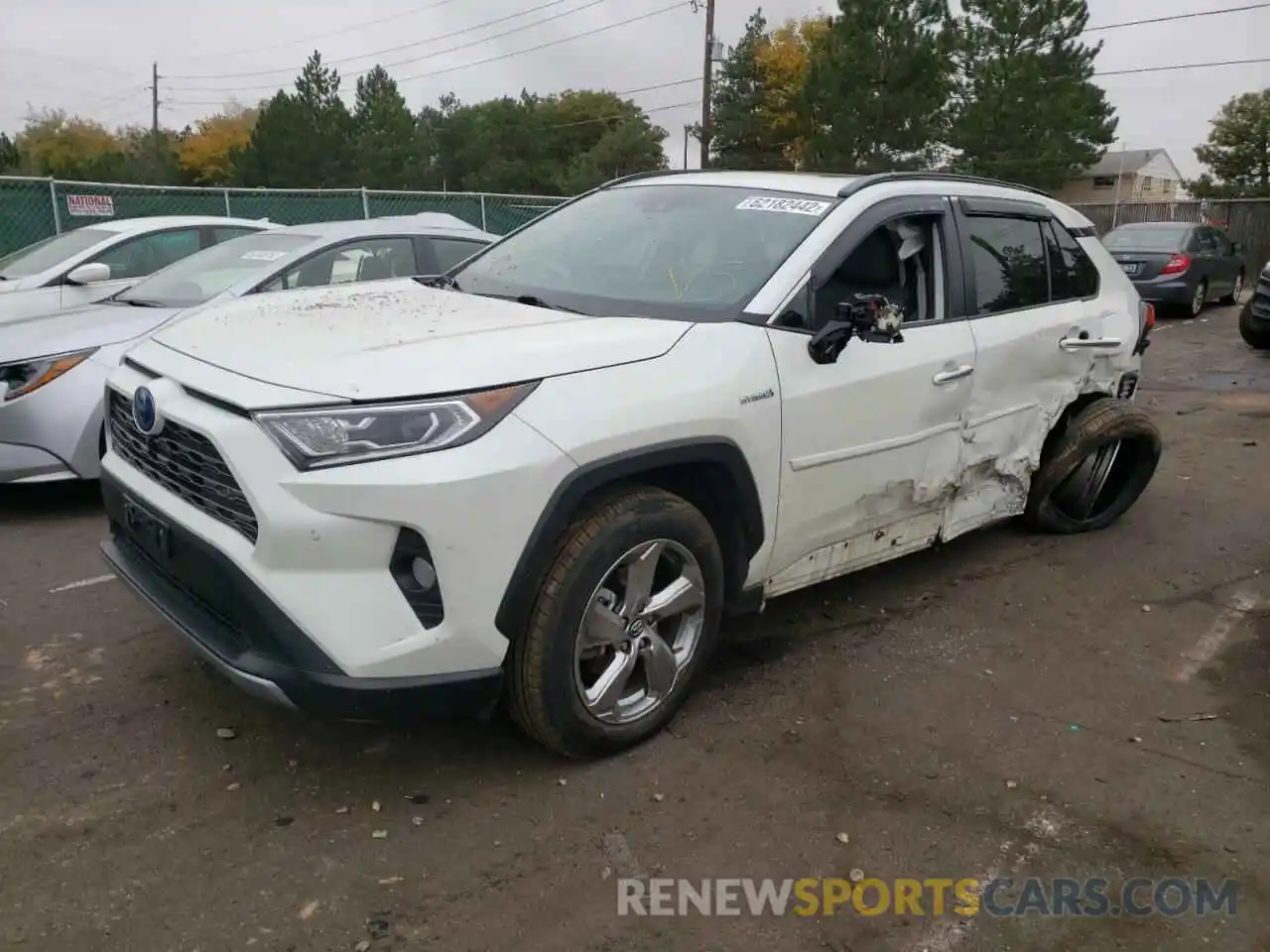 2 Photograph of a damaged car 2T3DWRFV0LW063221 TOYOTA RAV4 2020