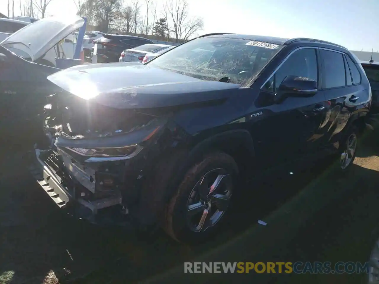 1 Photograph of a damaged car 2T3DWRFV1LW070940 TOYOTA RAV4 2020