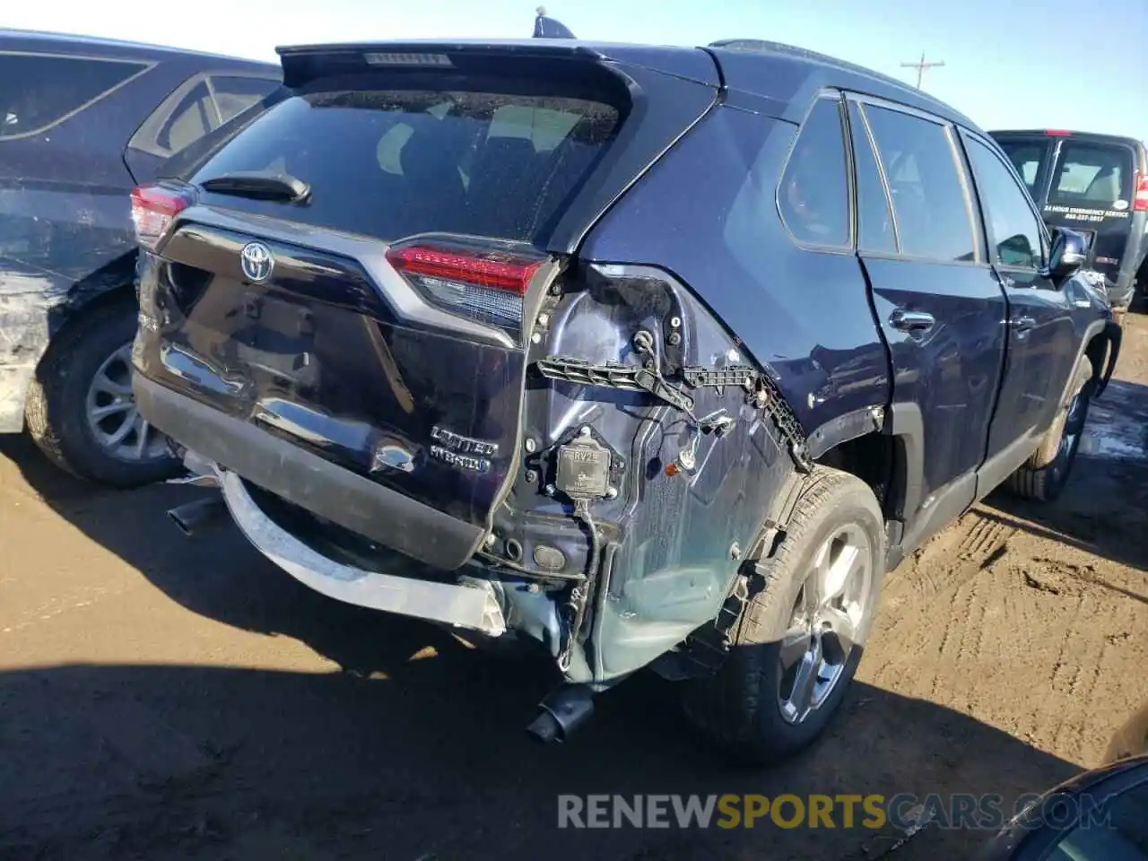 3 Photograph of a damaged car 2T3DWRFV1LW070940 TOYOTA RAV4 2020