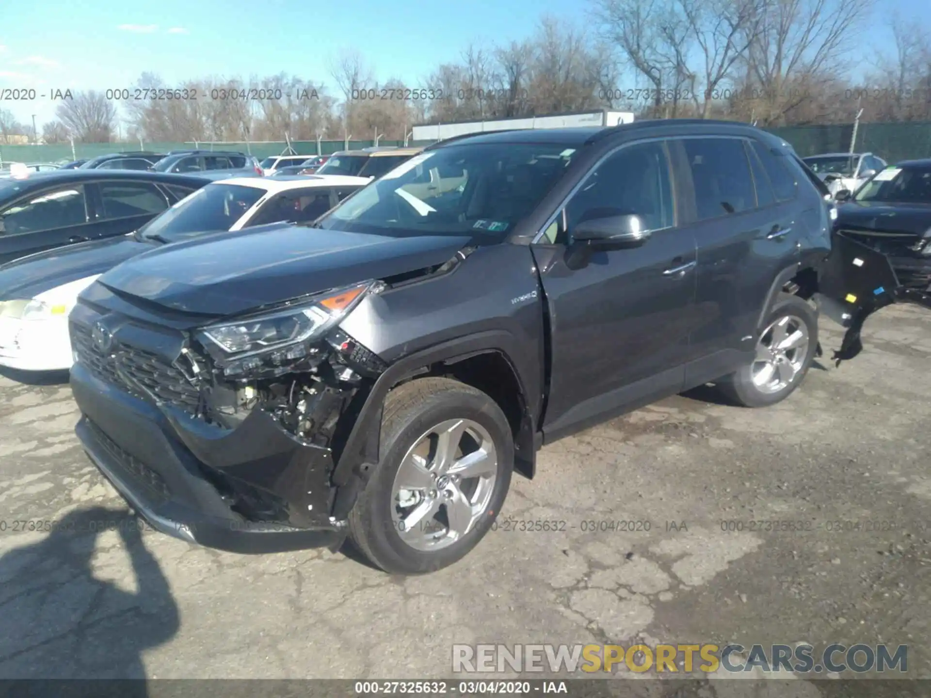 2 Photograph of a damaged car 2T3DWRFV1LW075247 TOYOTA RAV4 2020